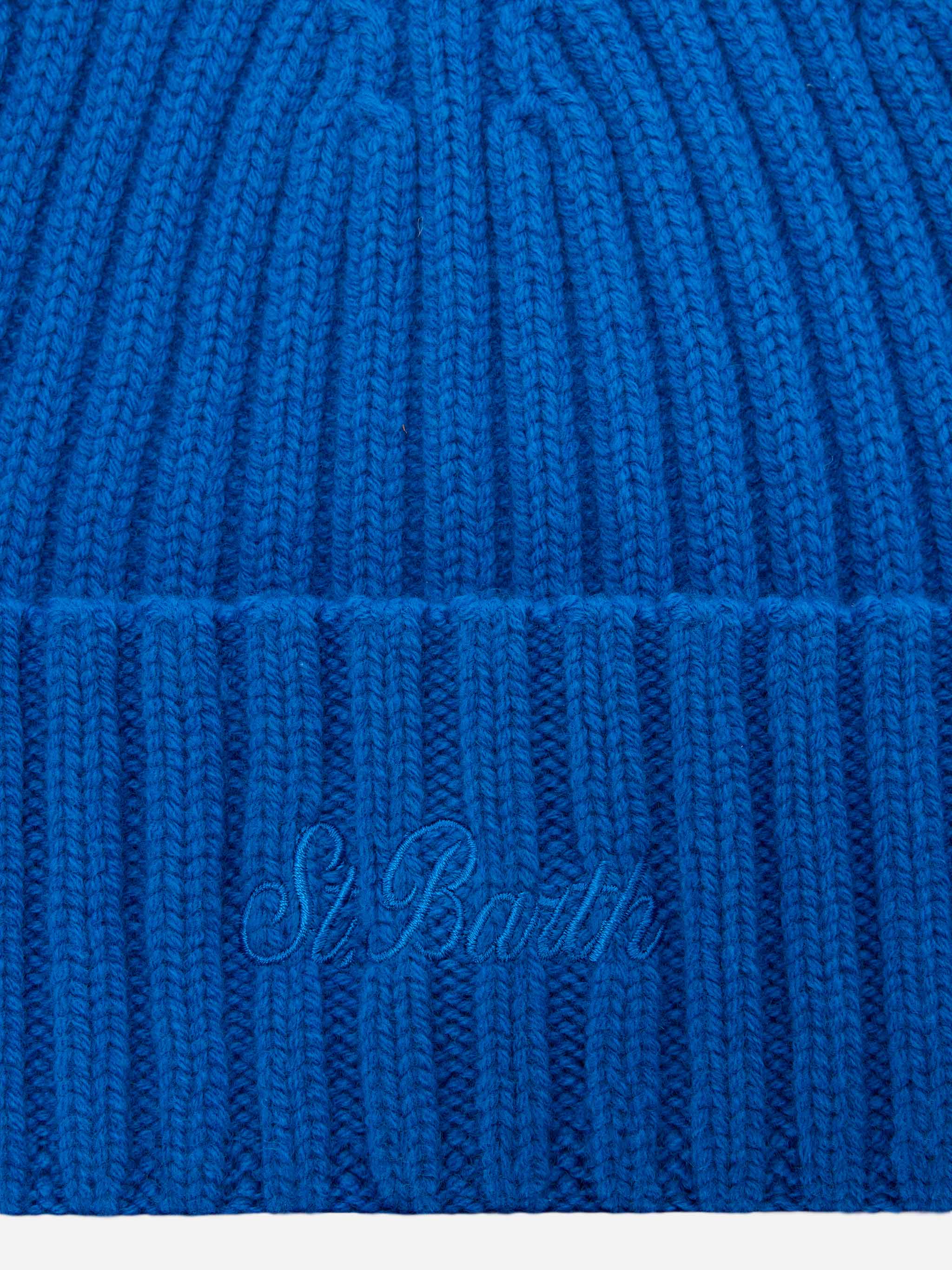 100% WOOL Wengen beanie in bluette - Image 2