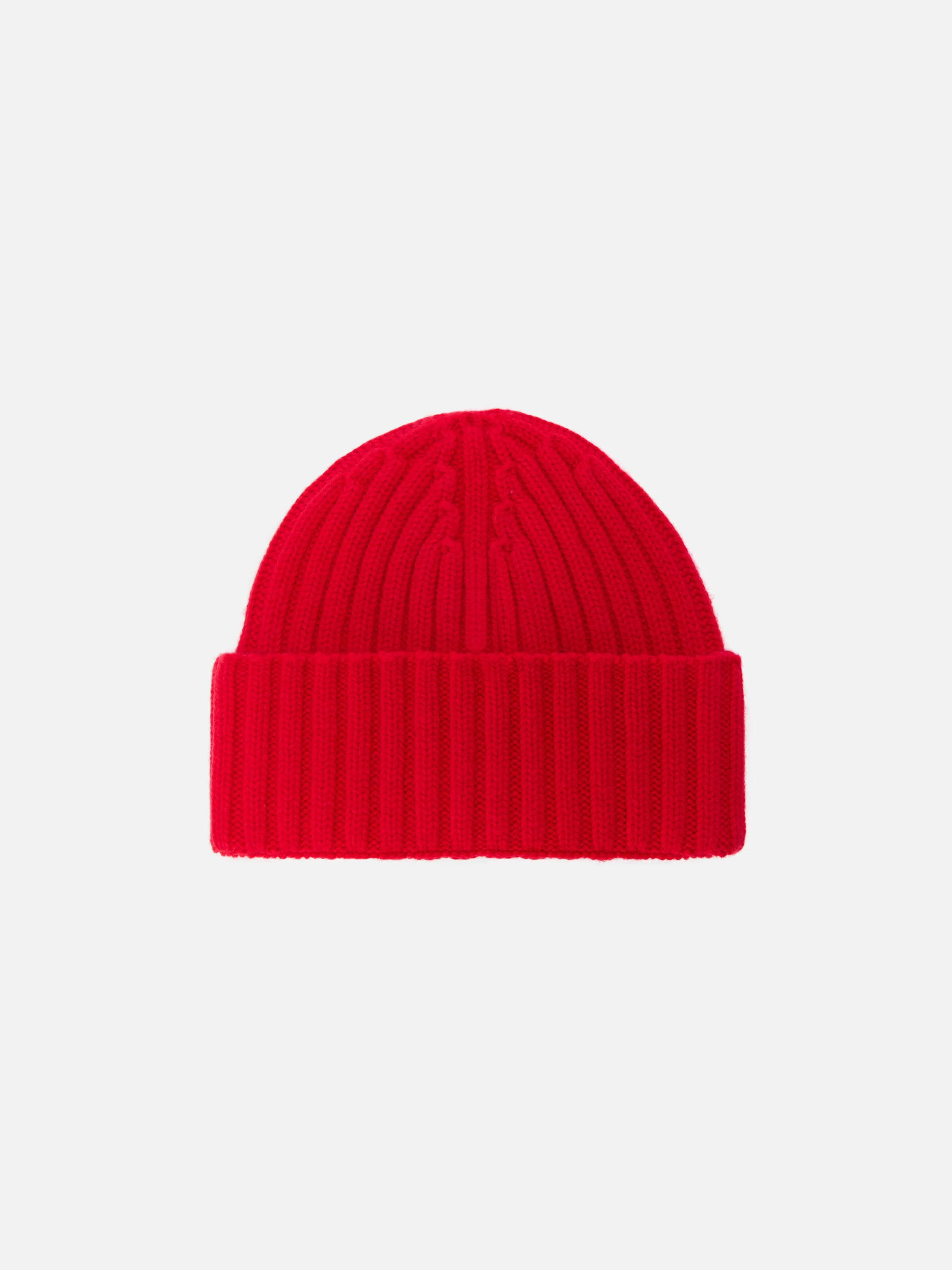 100% WOOL Wengen beanie in red - Image 3