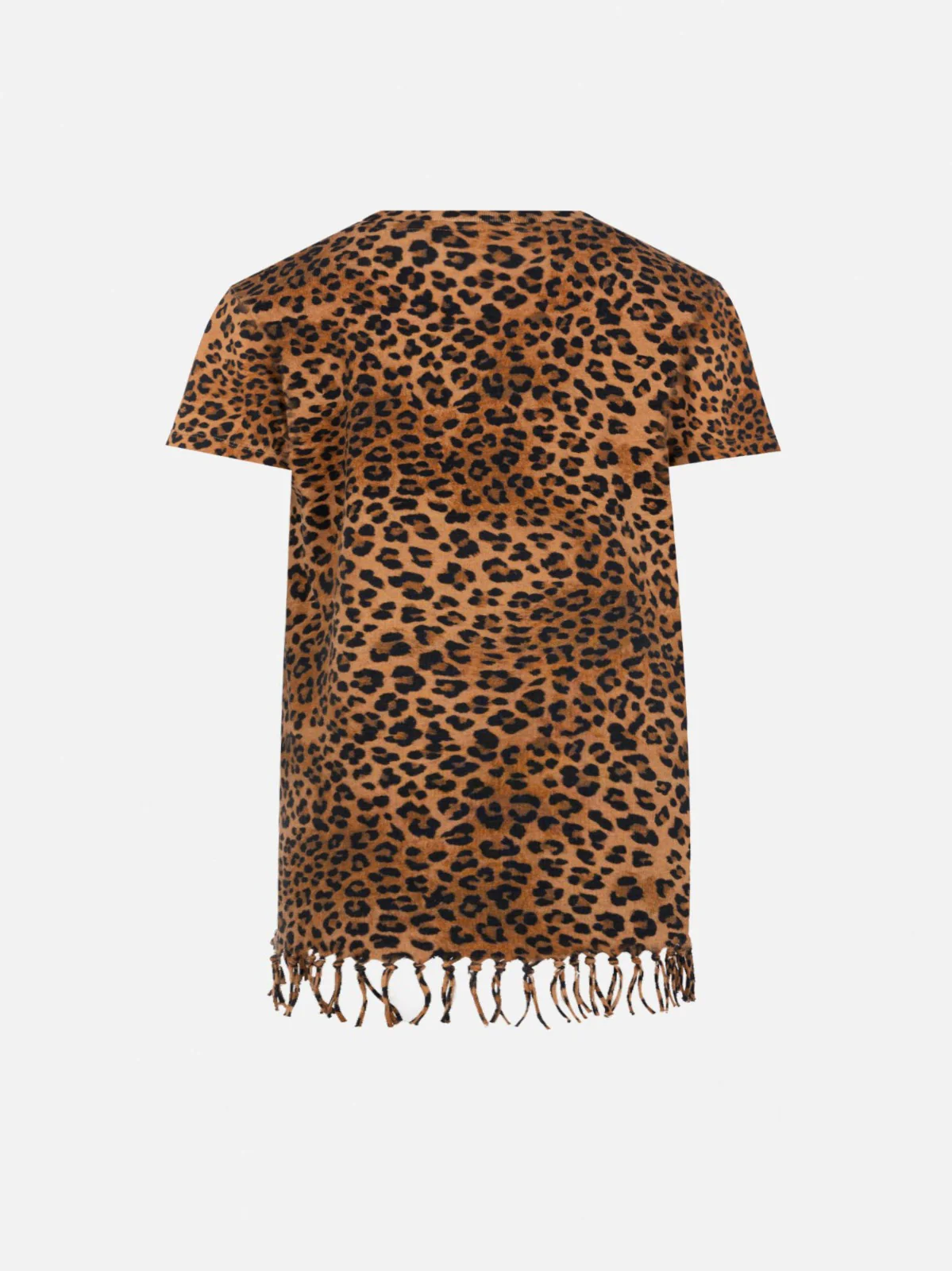 Abbey dress with fringes and animalier print - Image 2