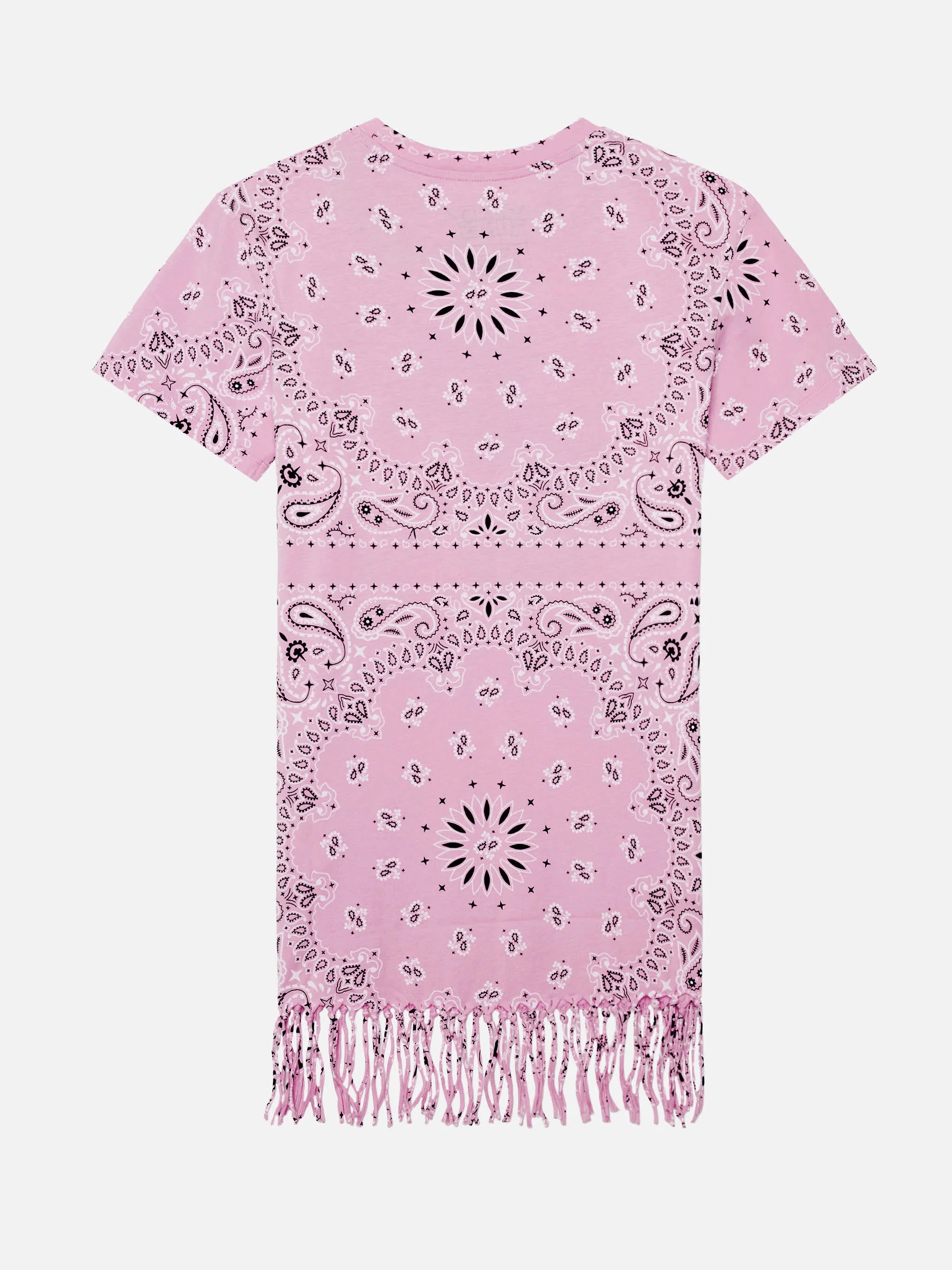 Abbey dress with fringes and  bandana print - Image 2