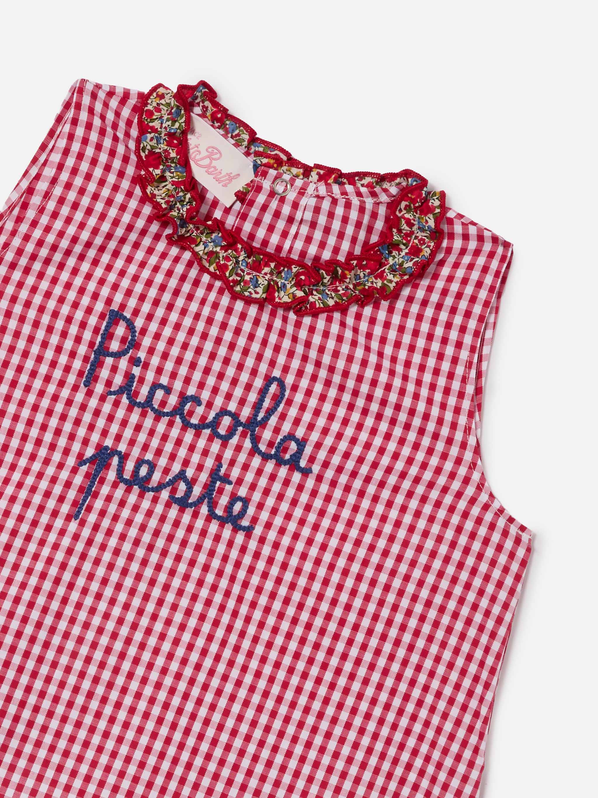 Abbie top and bloomer set with Piccola peste embroidery | Made with Liberty Fabric - Image 2