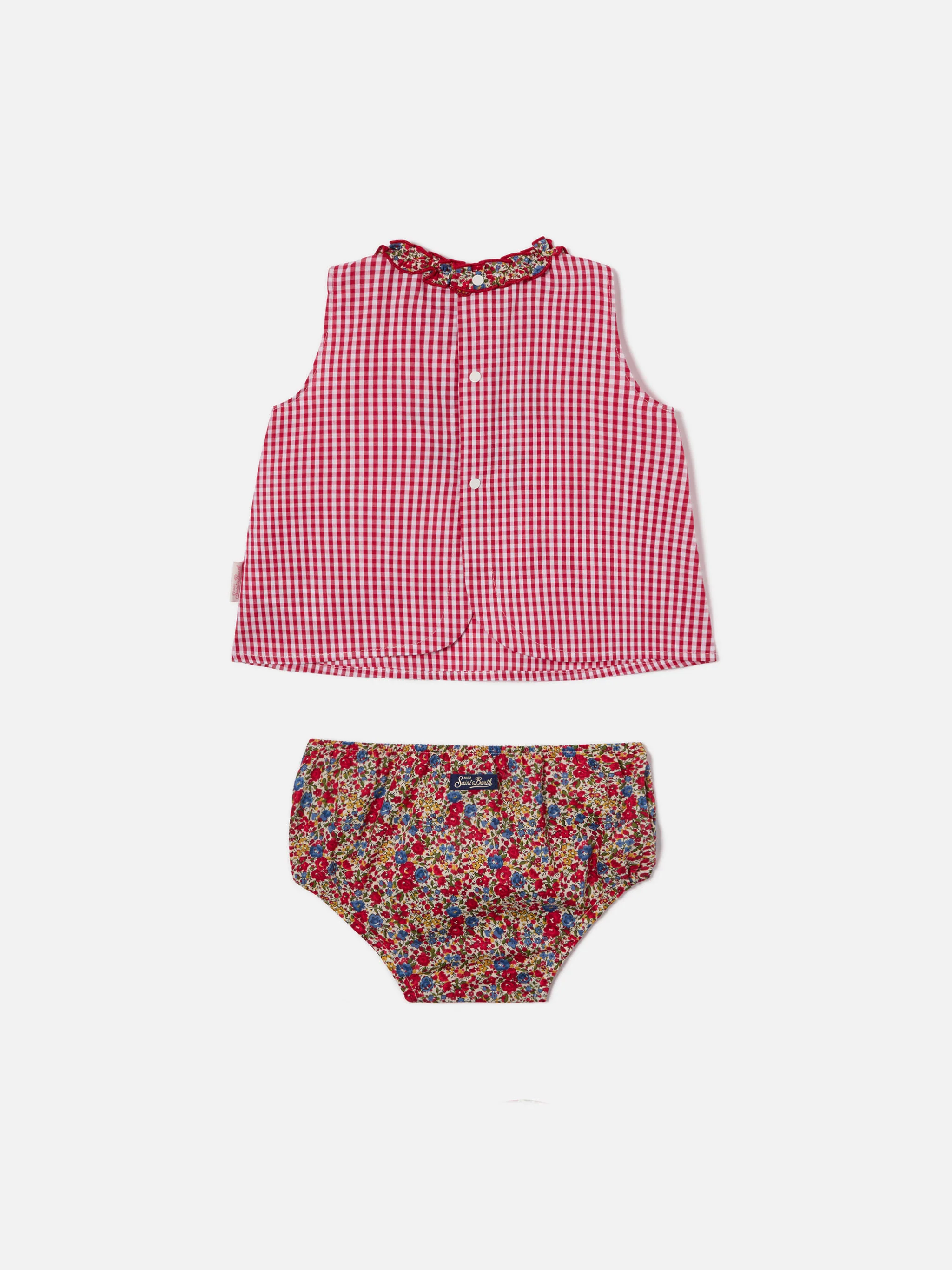 Abbie top and bloomer set with Piccola peste embroidery | Made with Liberty Fabric - Image 3