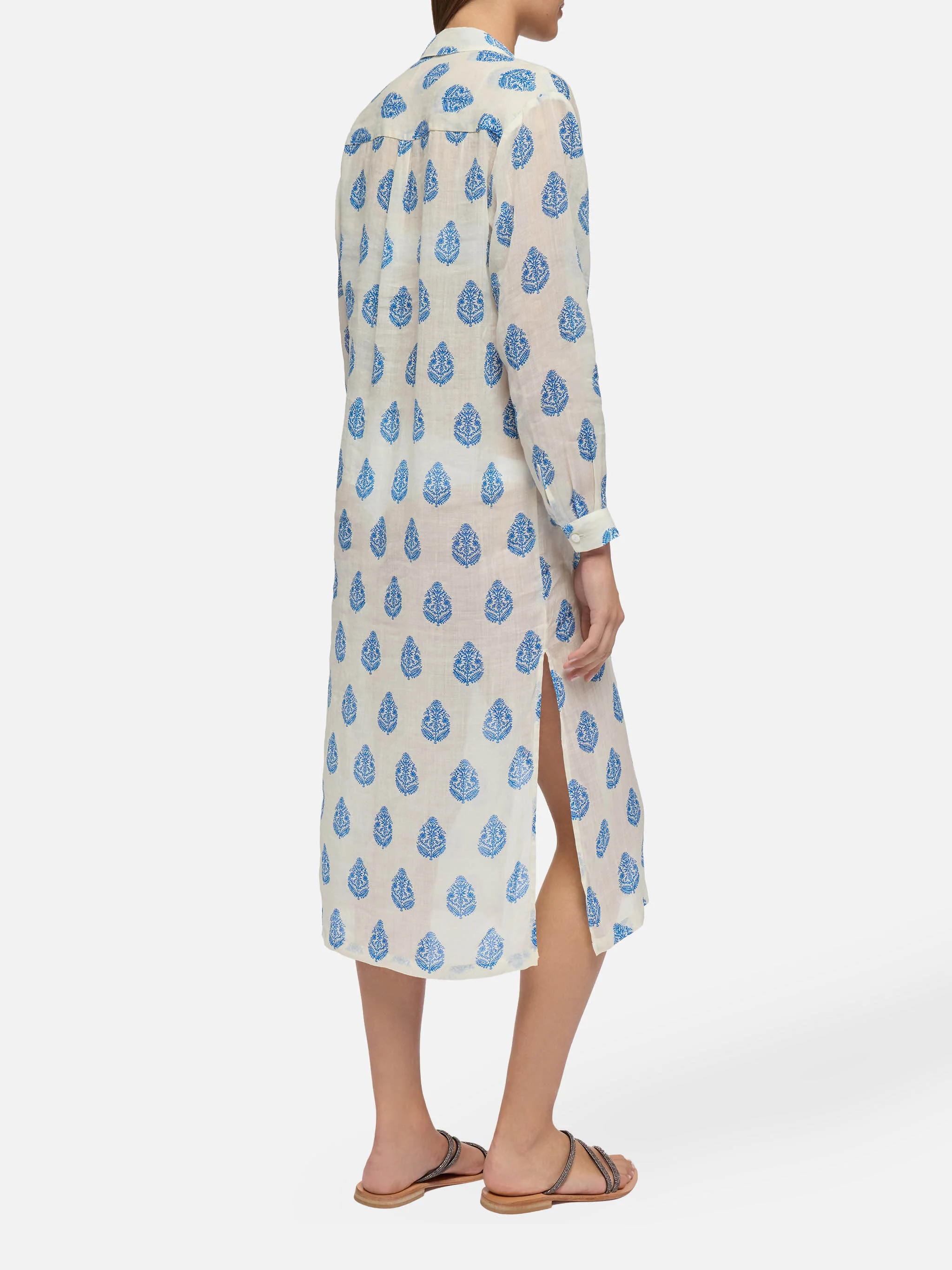 Adeline ramie maxi dress with paisley print - Image 3