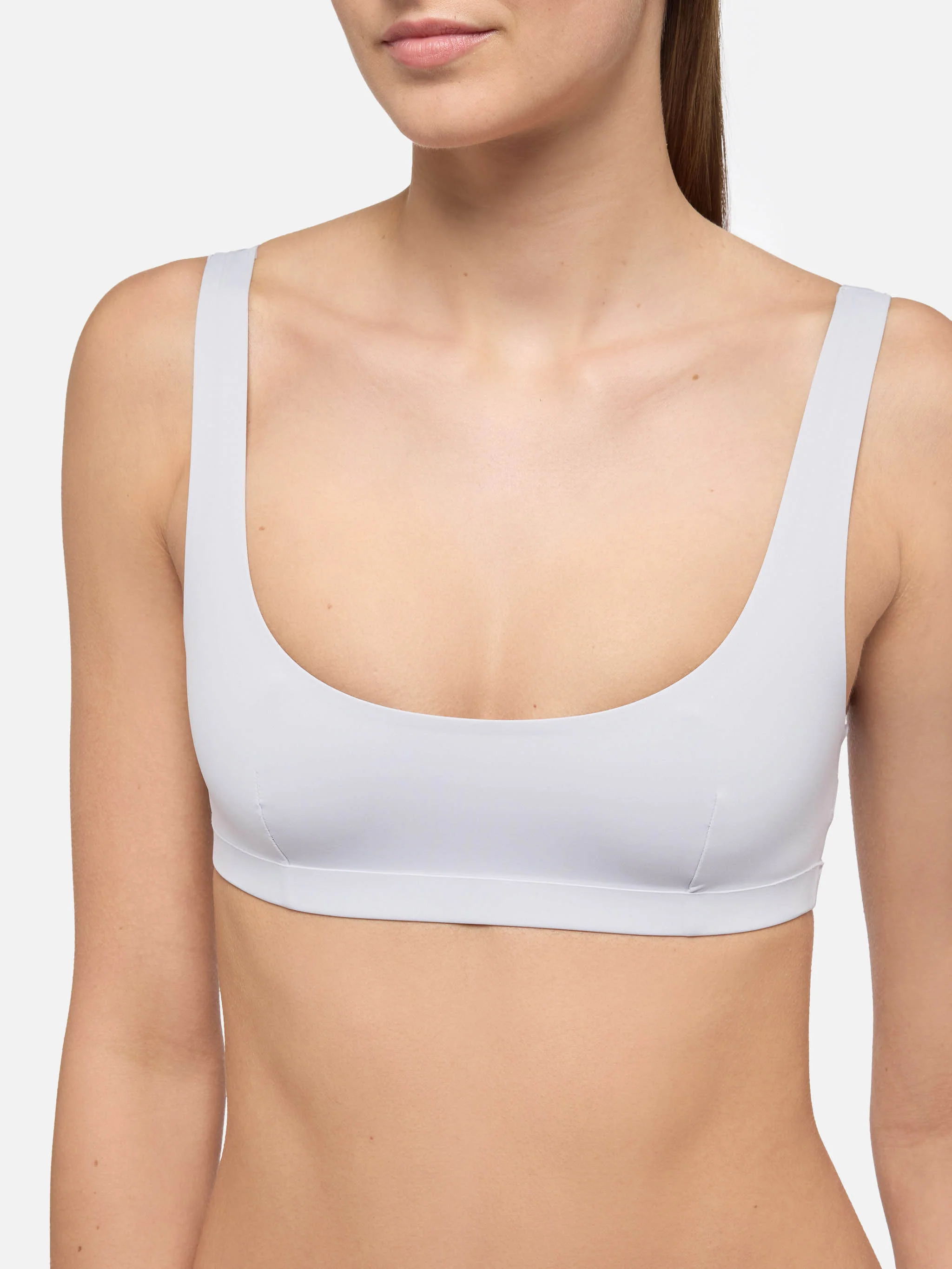 Afrodite Minerva classic heat sealed bralette bikini in silver - Image 4