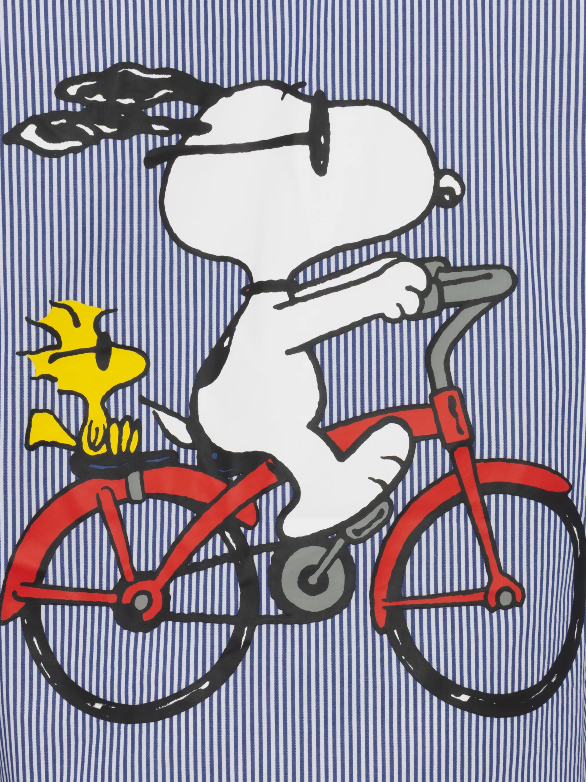Agnes navy blue cotton shirt with Snoopy print | SNOOPY PEANUTS® SPECIAL EDITION - Image 3