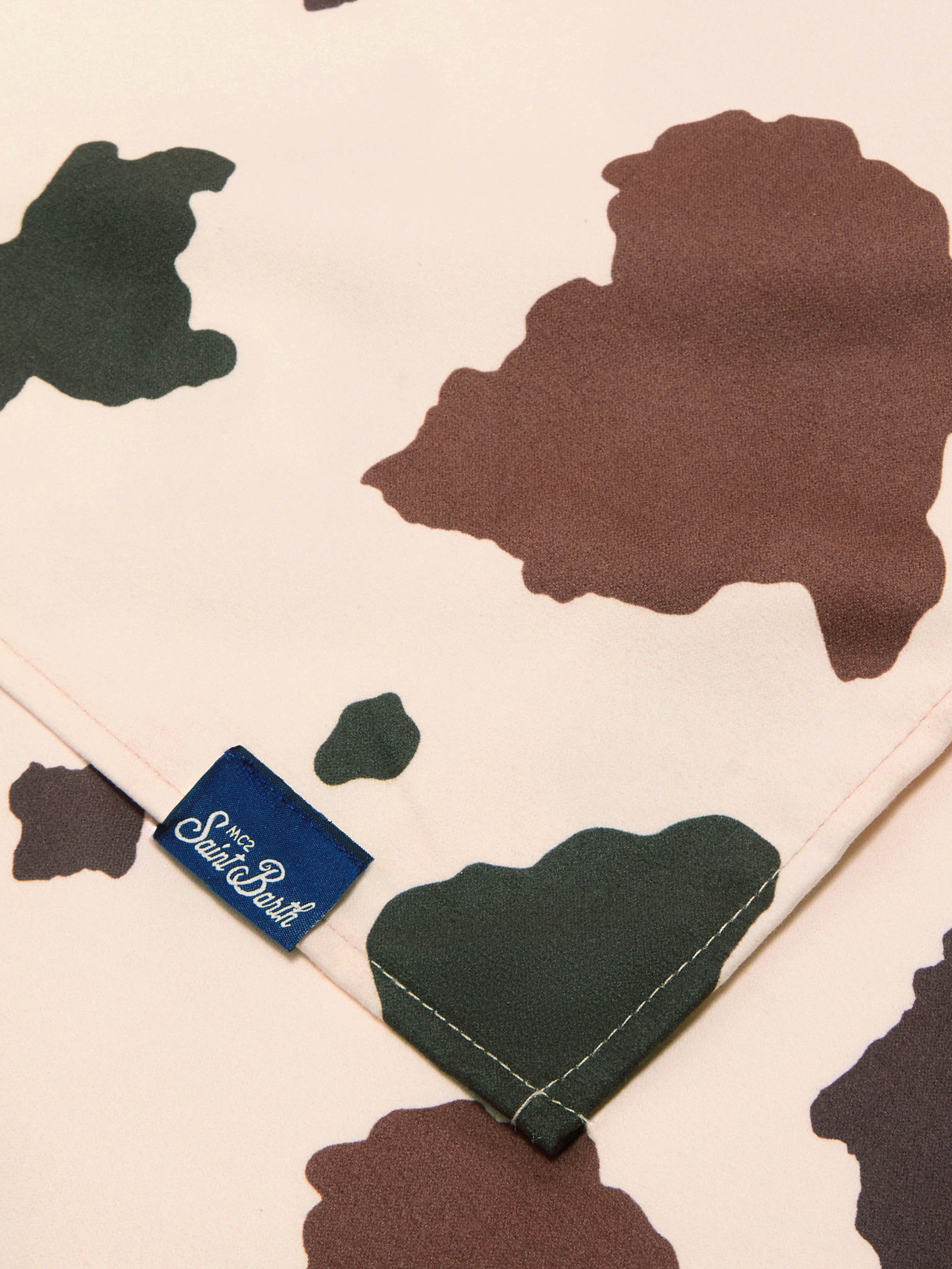 Aidan beach towel with cow print and logo - Image 2