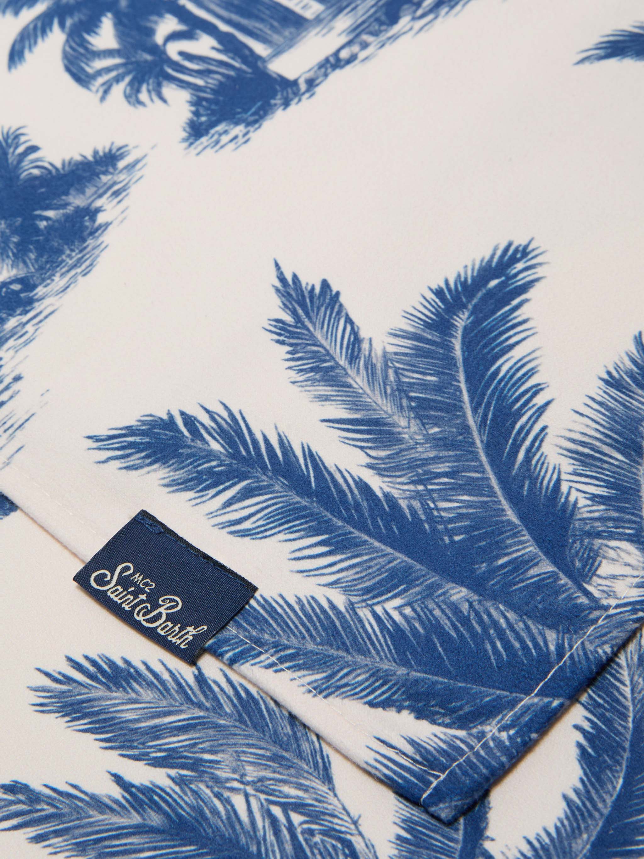 Aidan beach towel with toile de Jouy print and logo| Special edition - Image 2