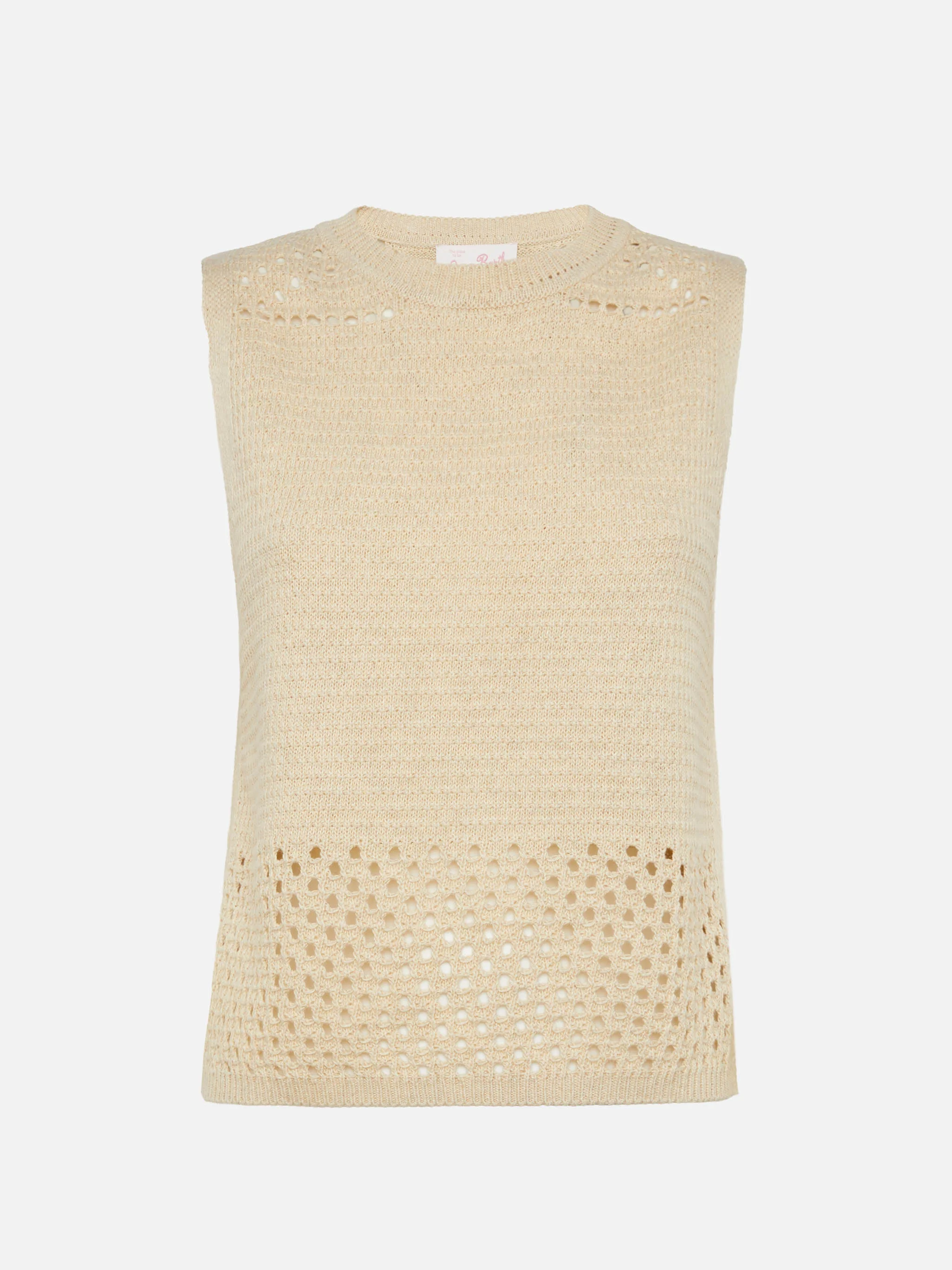 Aire beige crochet top - Image 4