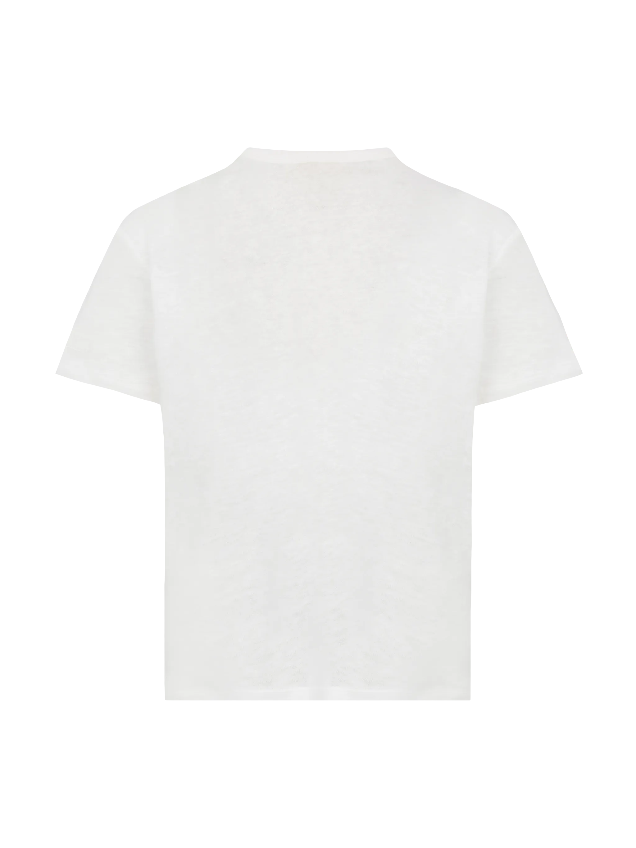 Alex kid white linen jersey t-shirt - Image 2