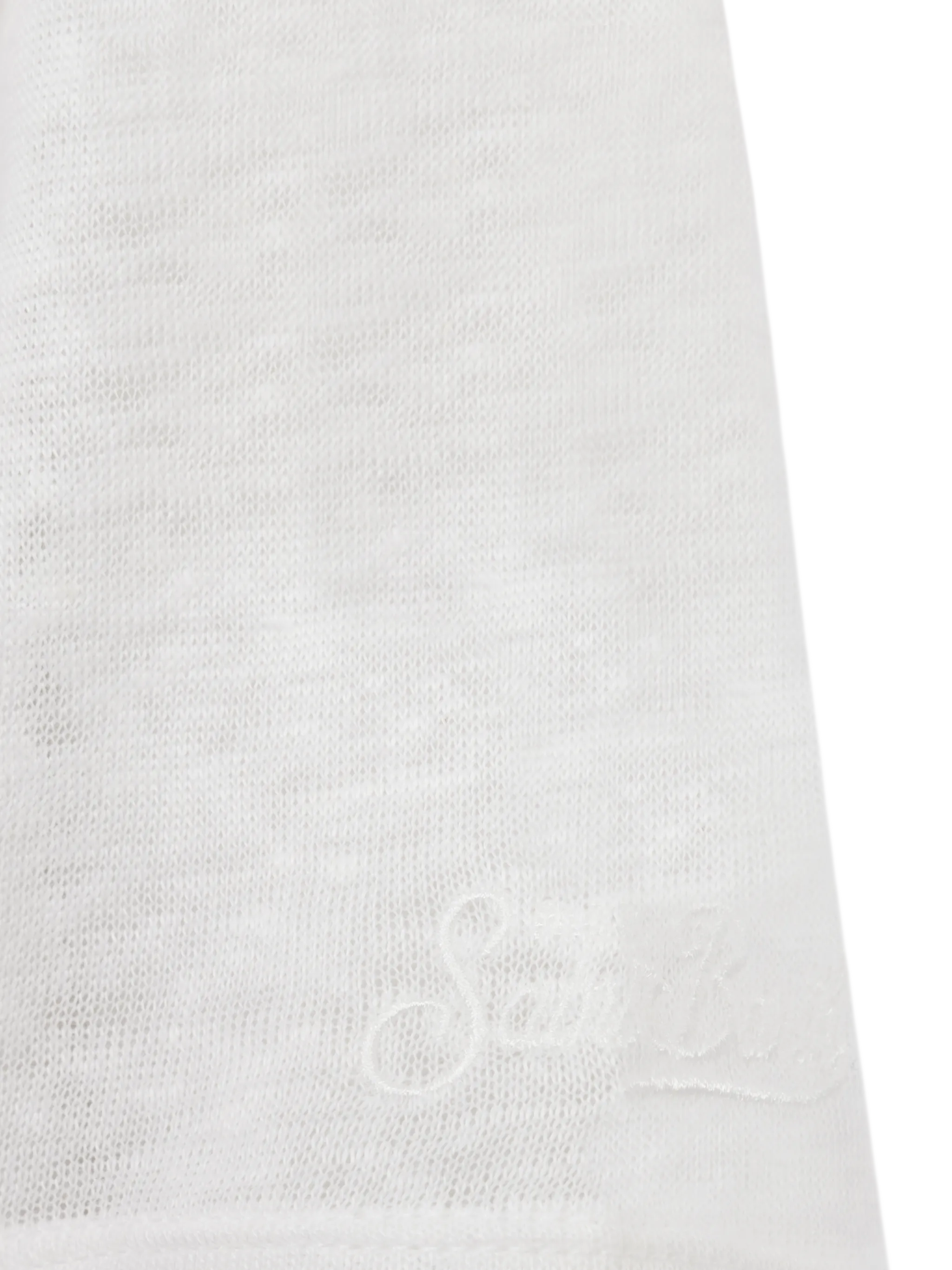 Alex kid white linen jersey t-shirt - Image 3
