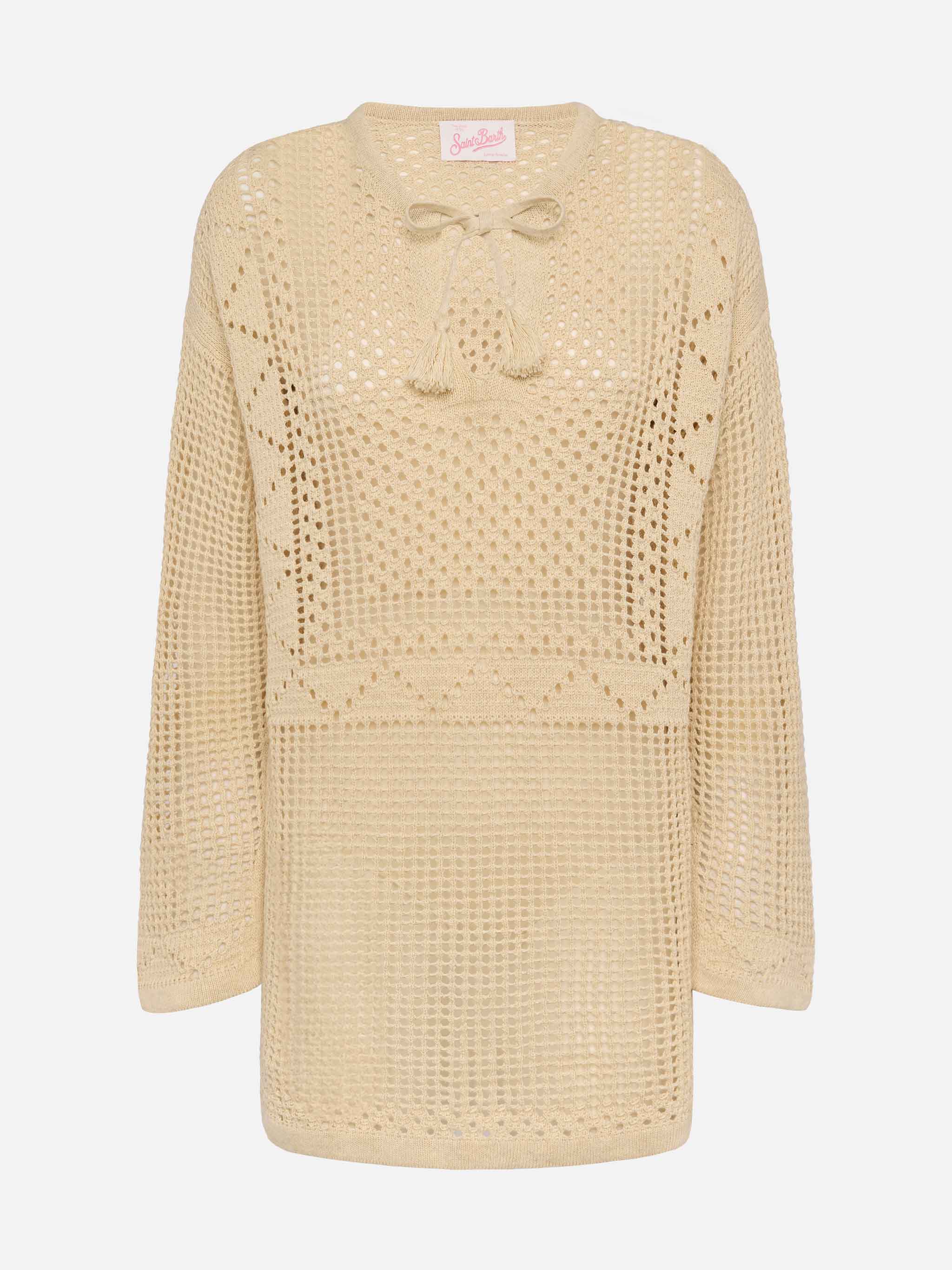Alicia crochet mesh tunic - Image 3
