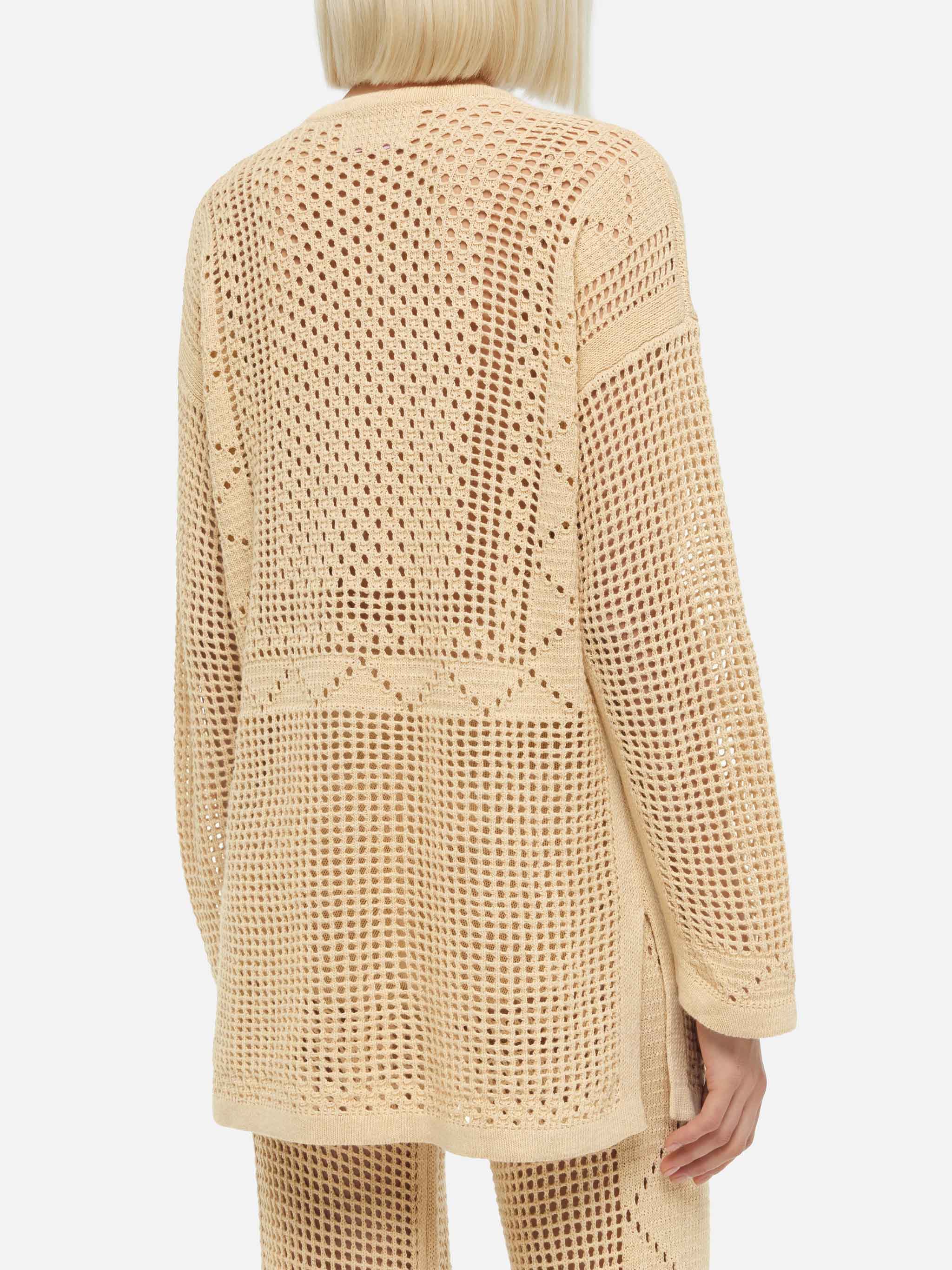 Alicia crochet mesh tunic - Image 5