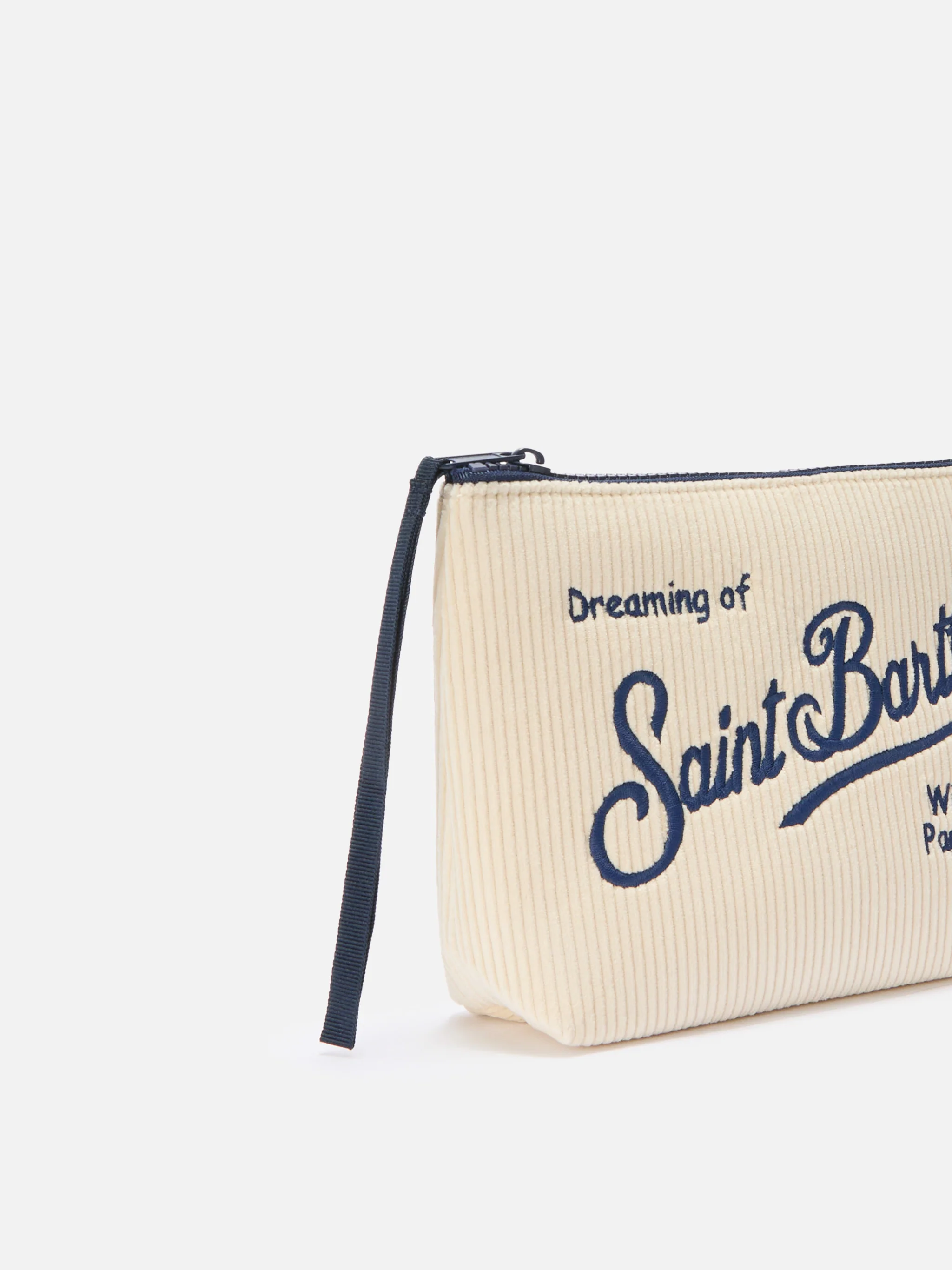 Aline Corduroy Pouch in beige corduroy - Image 2