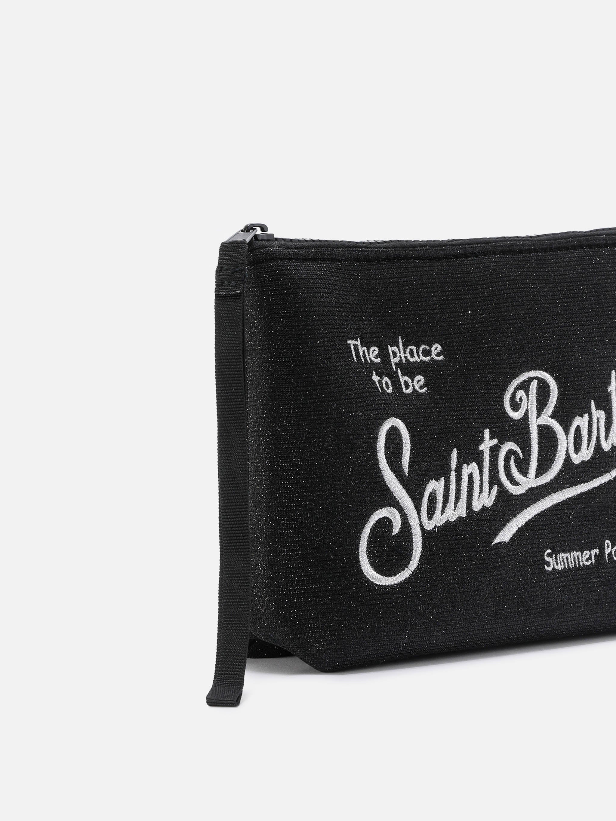 Aline Lurex black shimmer pouch - Image 2