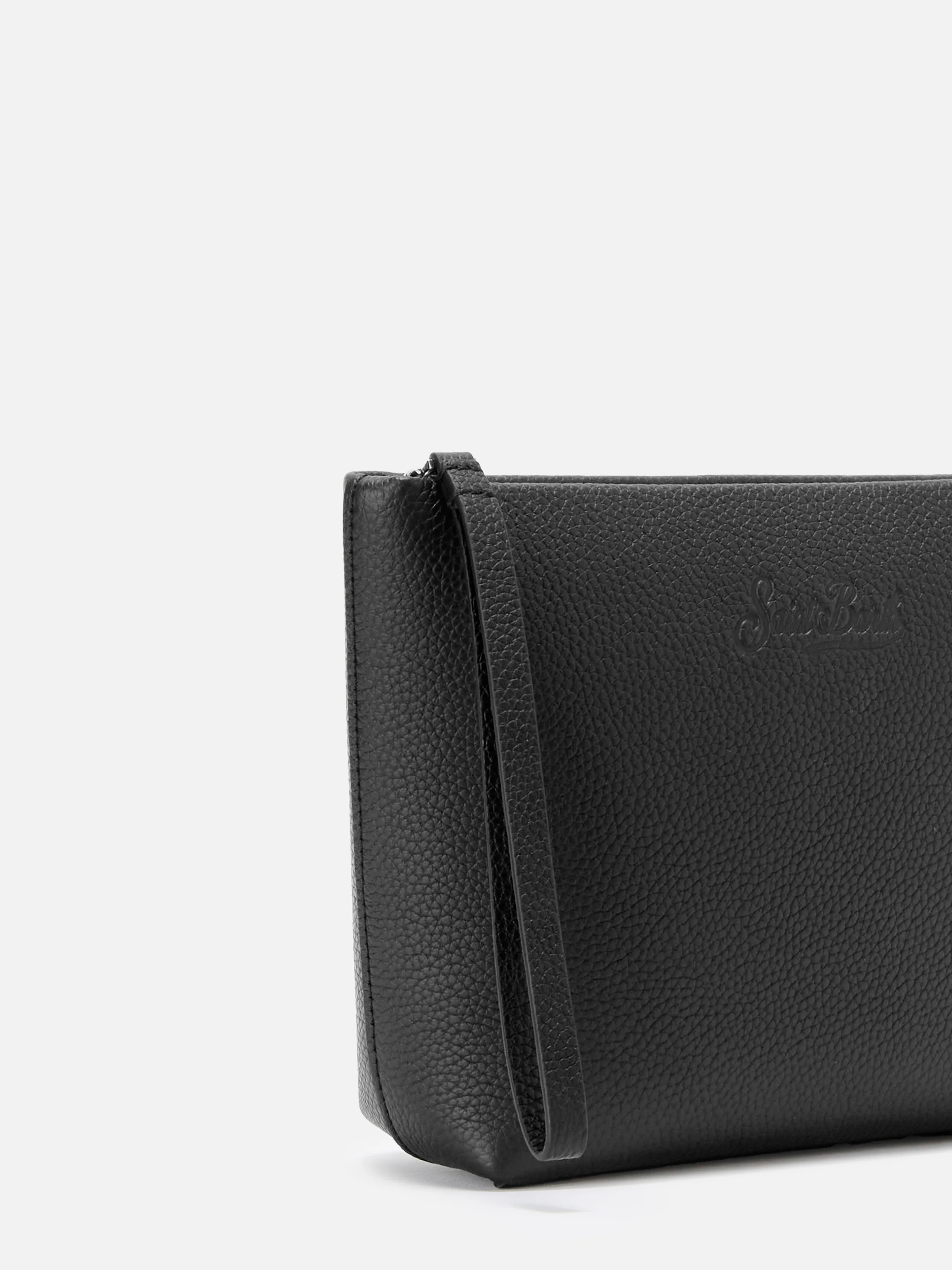 Aline Pouch in black leather - Image 3