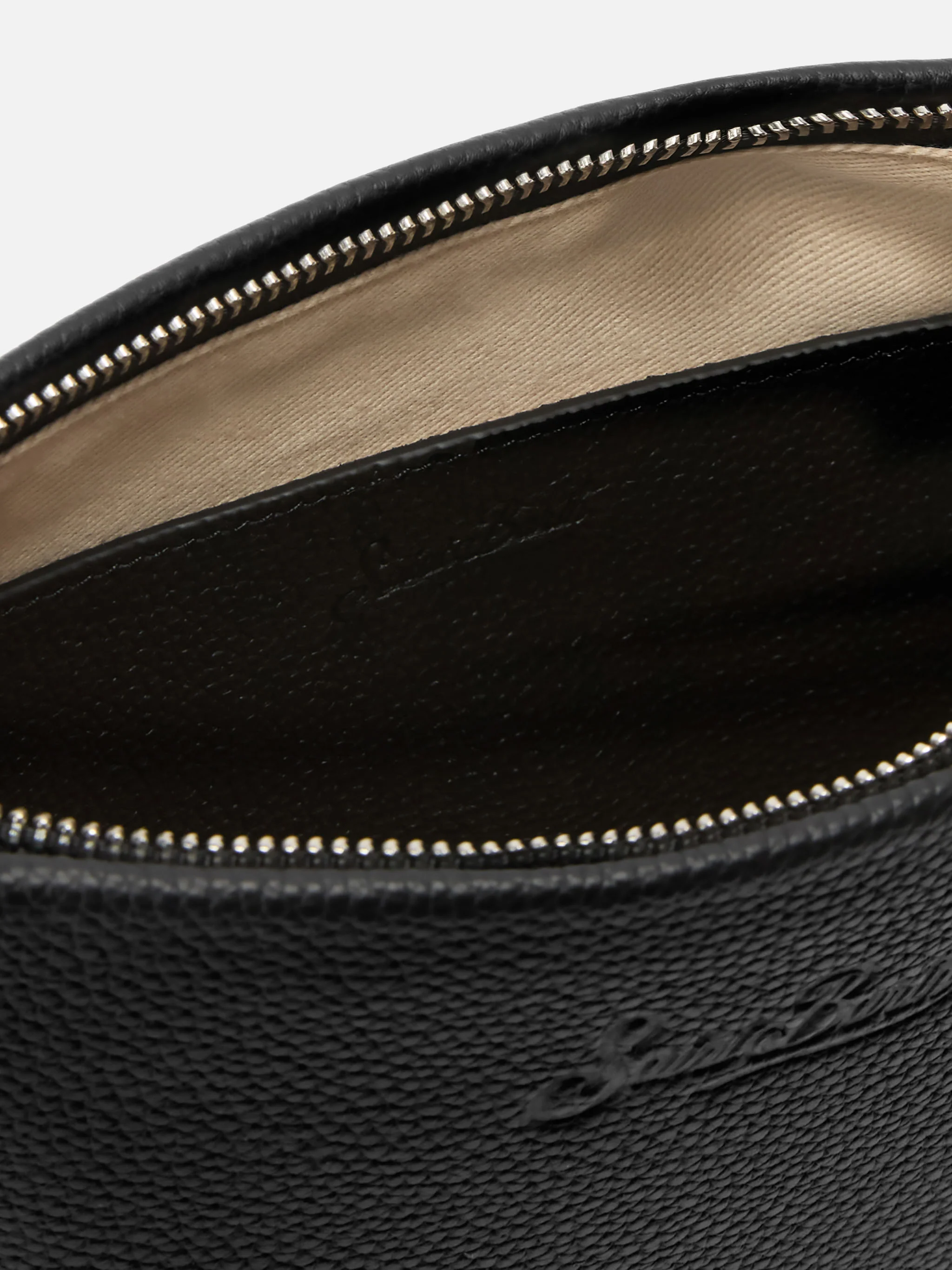 Aline Pouch in black leather - Image 5