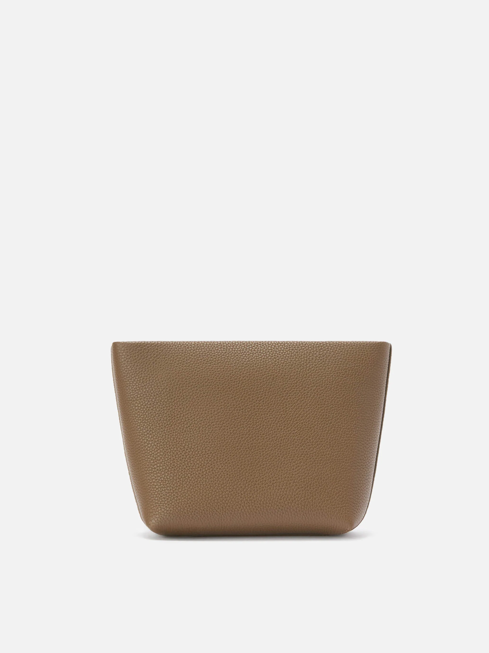 Aline Pouch in brown leather - Image 4