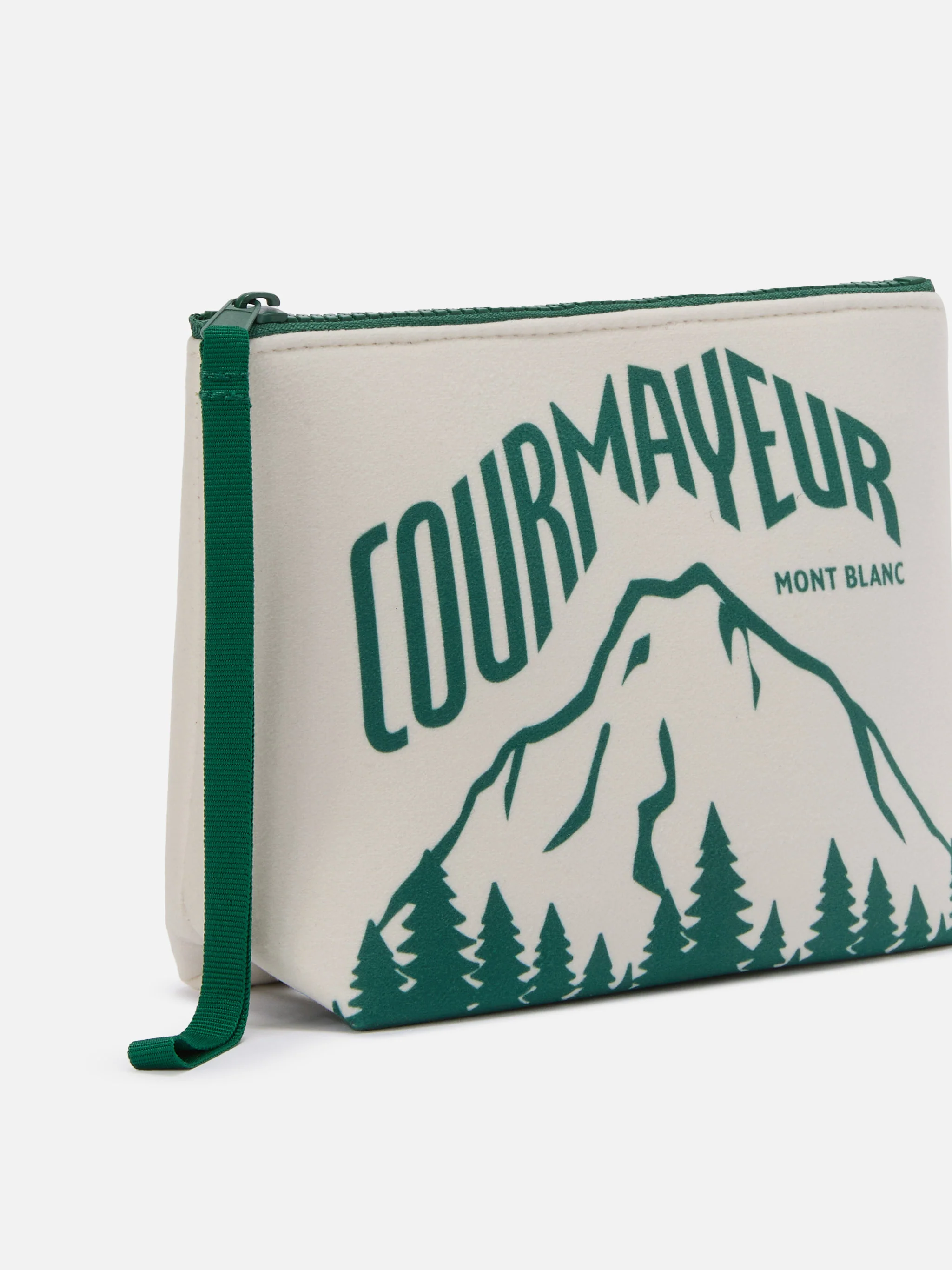 Aline Pouch in wool-effect fabric with Courmayeur print | COURMAYEUR SPECIAL EDITION - Image 2