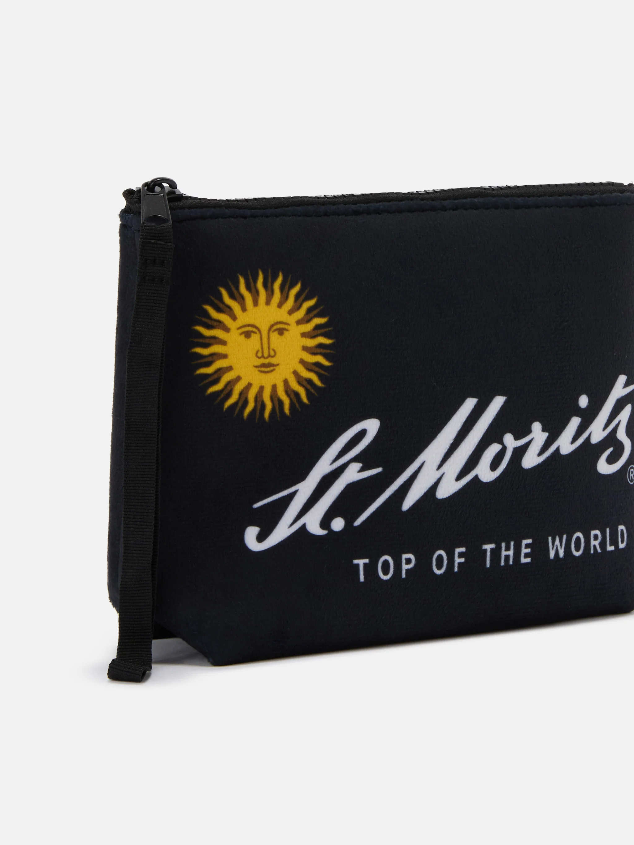 Aline Pouch in wool-effect fabric with St. Moritz print | ST. MORITZ TOP OF THE WORLD SPECIAL EDITION - Image 2