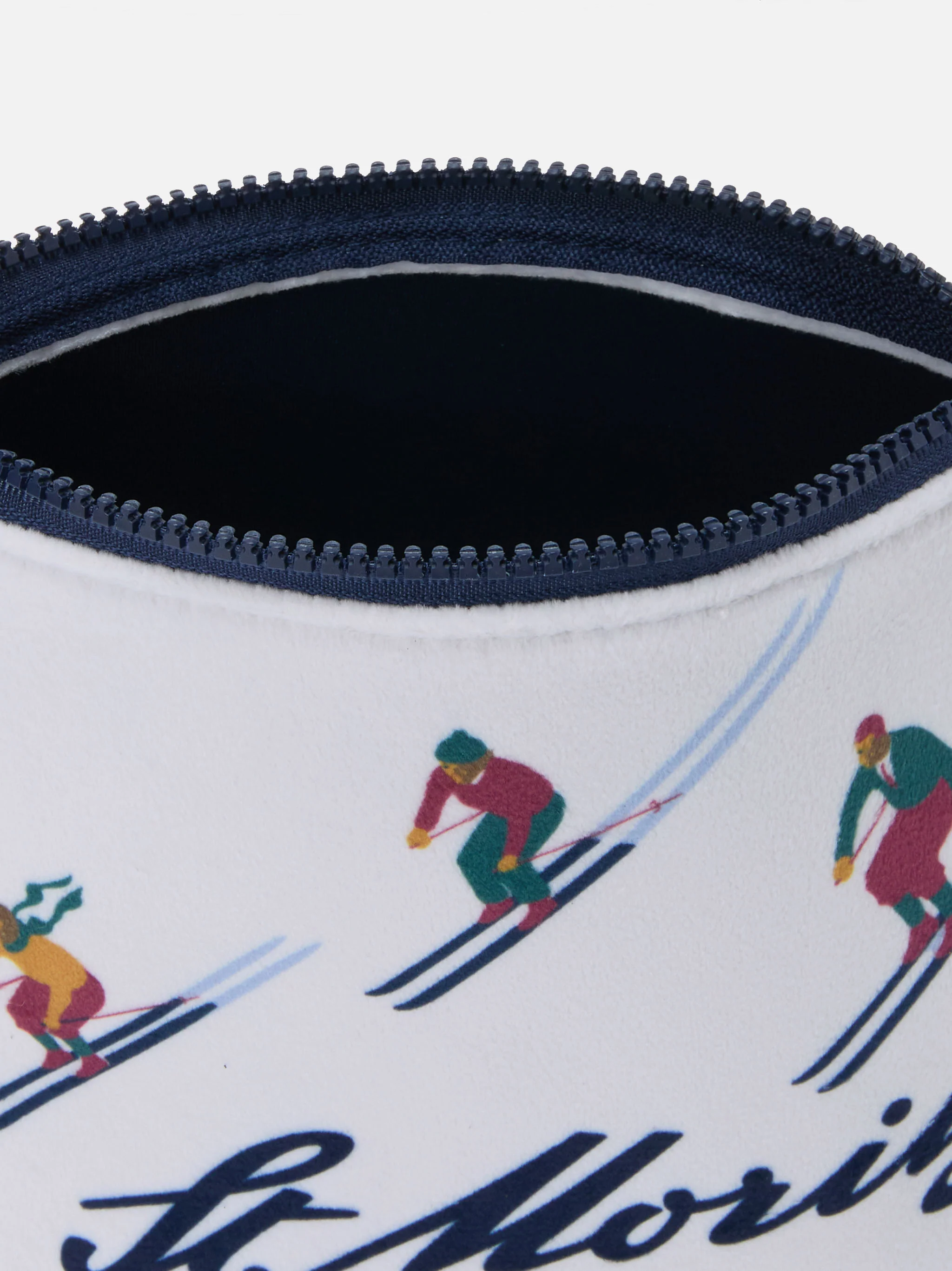 Aline Pouch in wool-effect fabric with St. Moritz print | ST. MORITZ TOP OF THE WORLD SPECIAL EDITION - Image 4