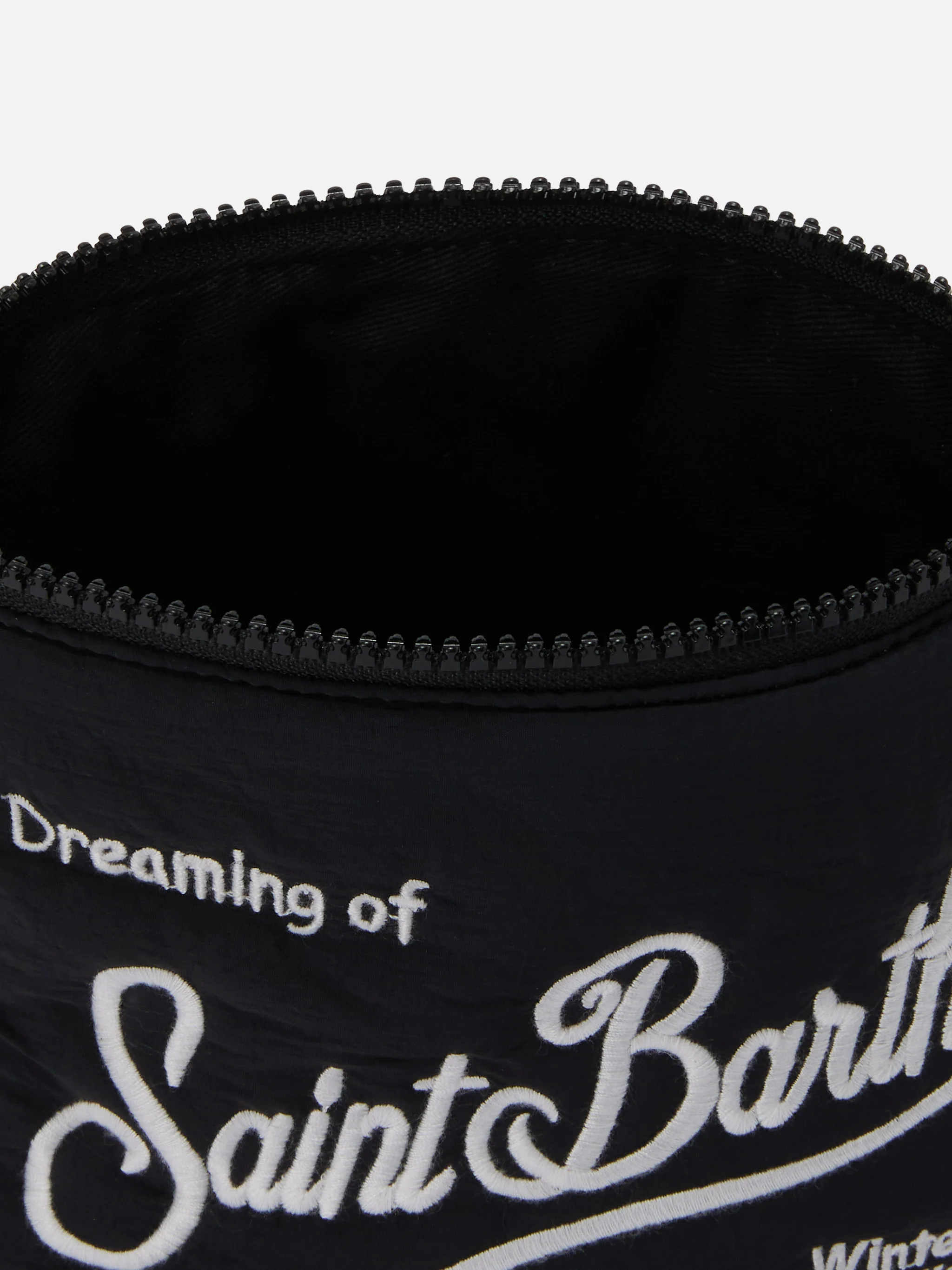 Aline Puffer Pouch in padded black nylon - Image 3