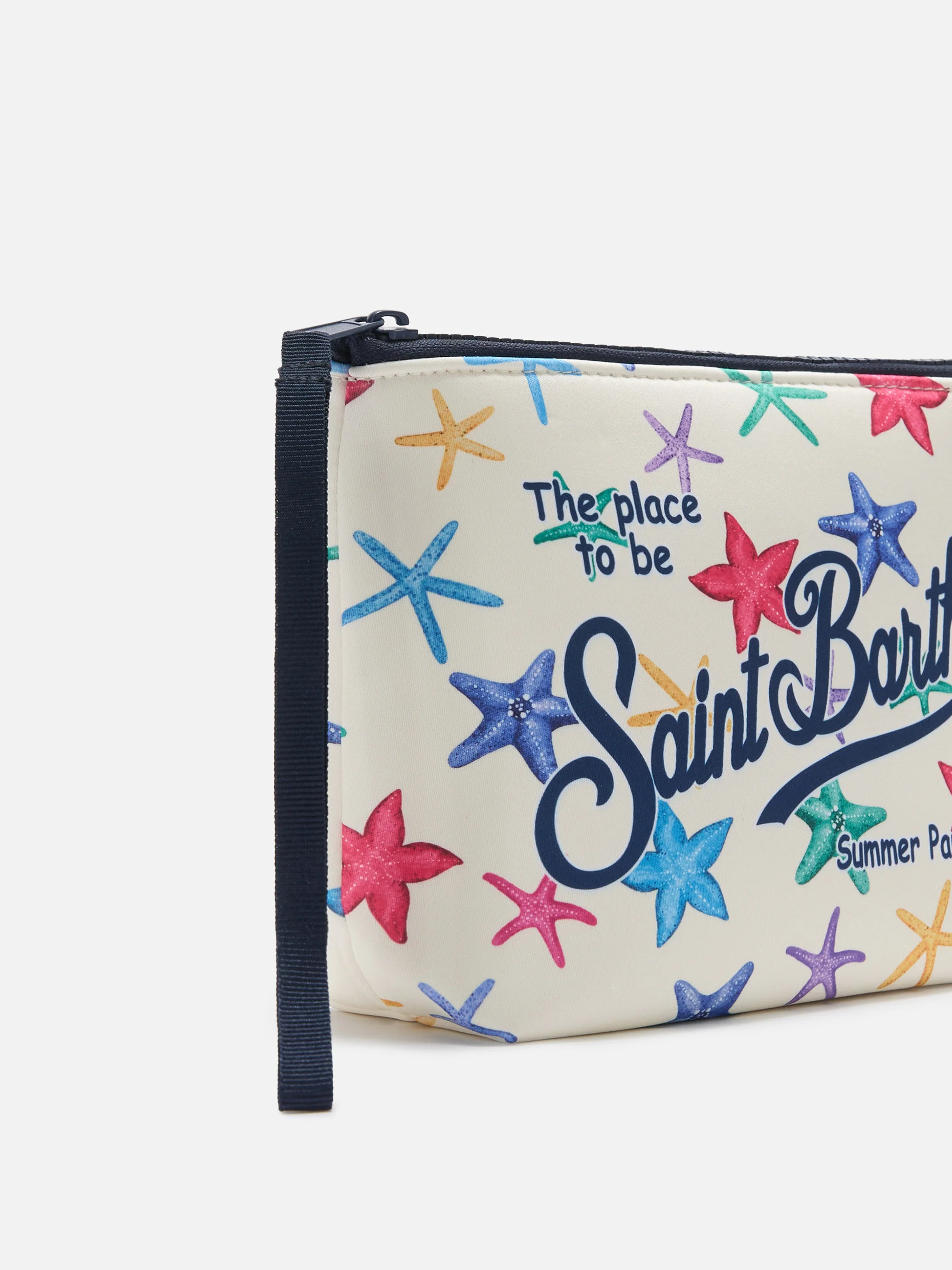 Aline scuba beige pouch with starfish print - Image 2