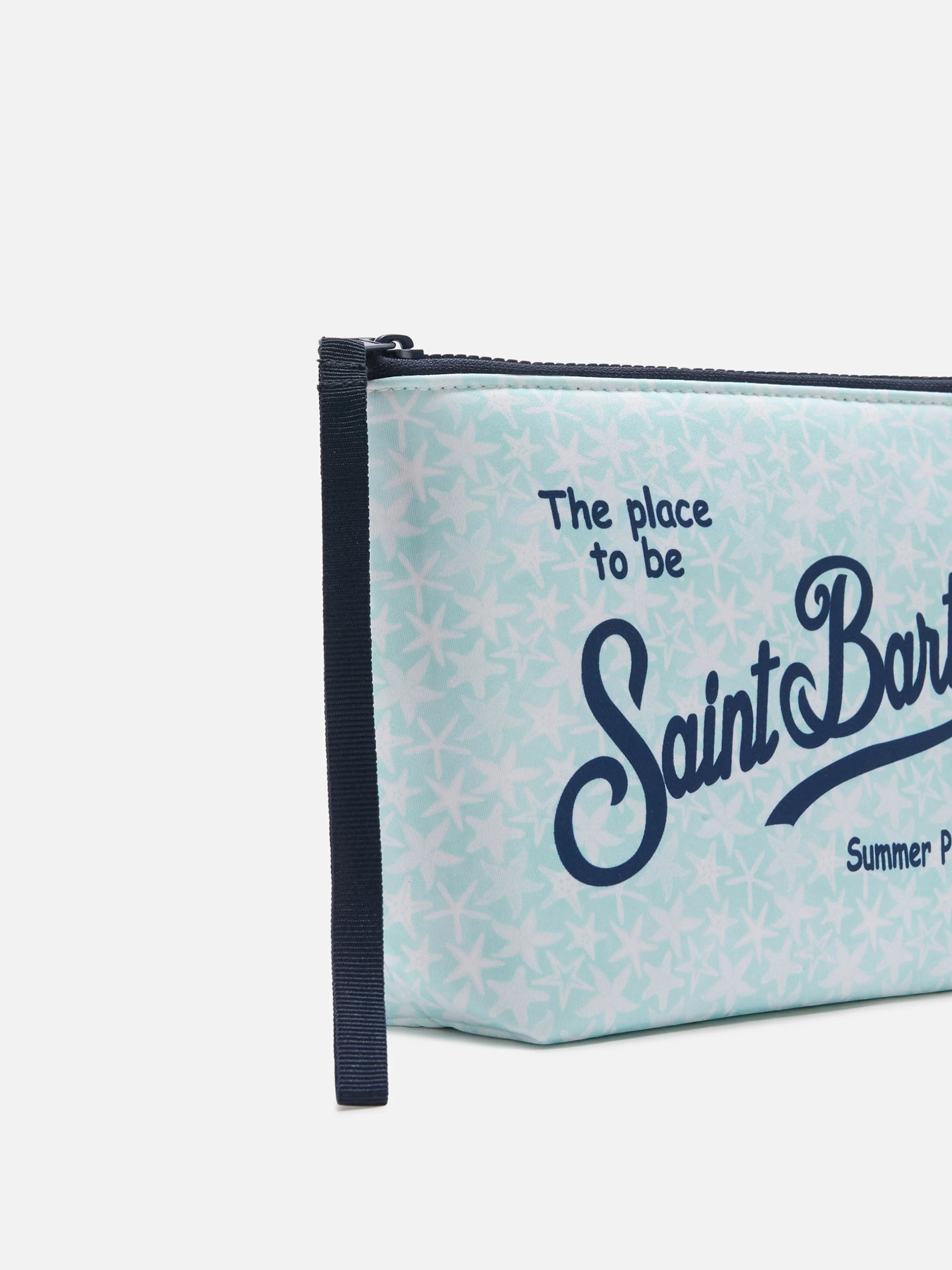 Aline scuba light blue pouch with starfish print - Image 2