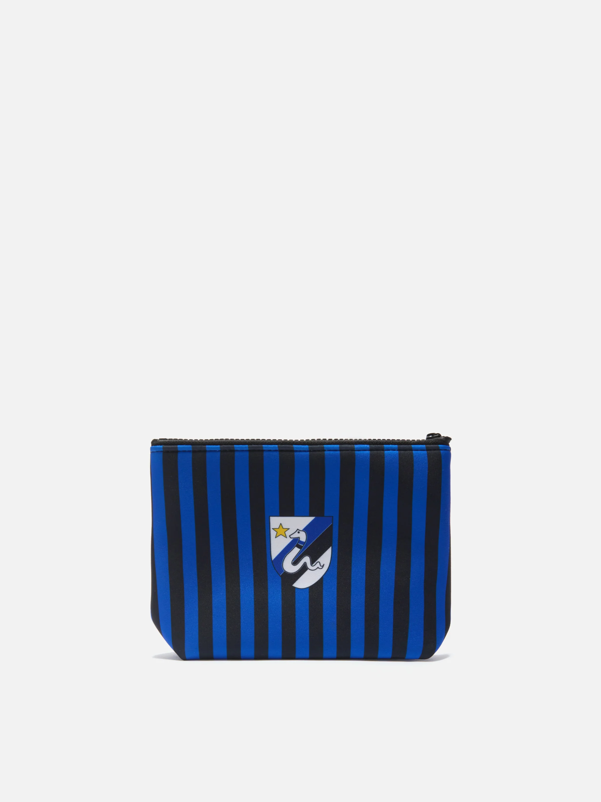 Aline scuba pouch in black and light blue with Inter crest | Special Edition - Image 3