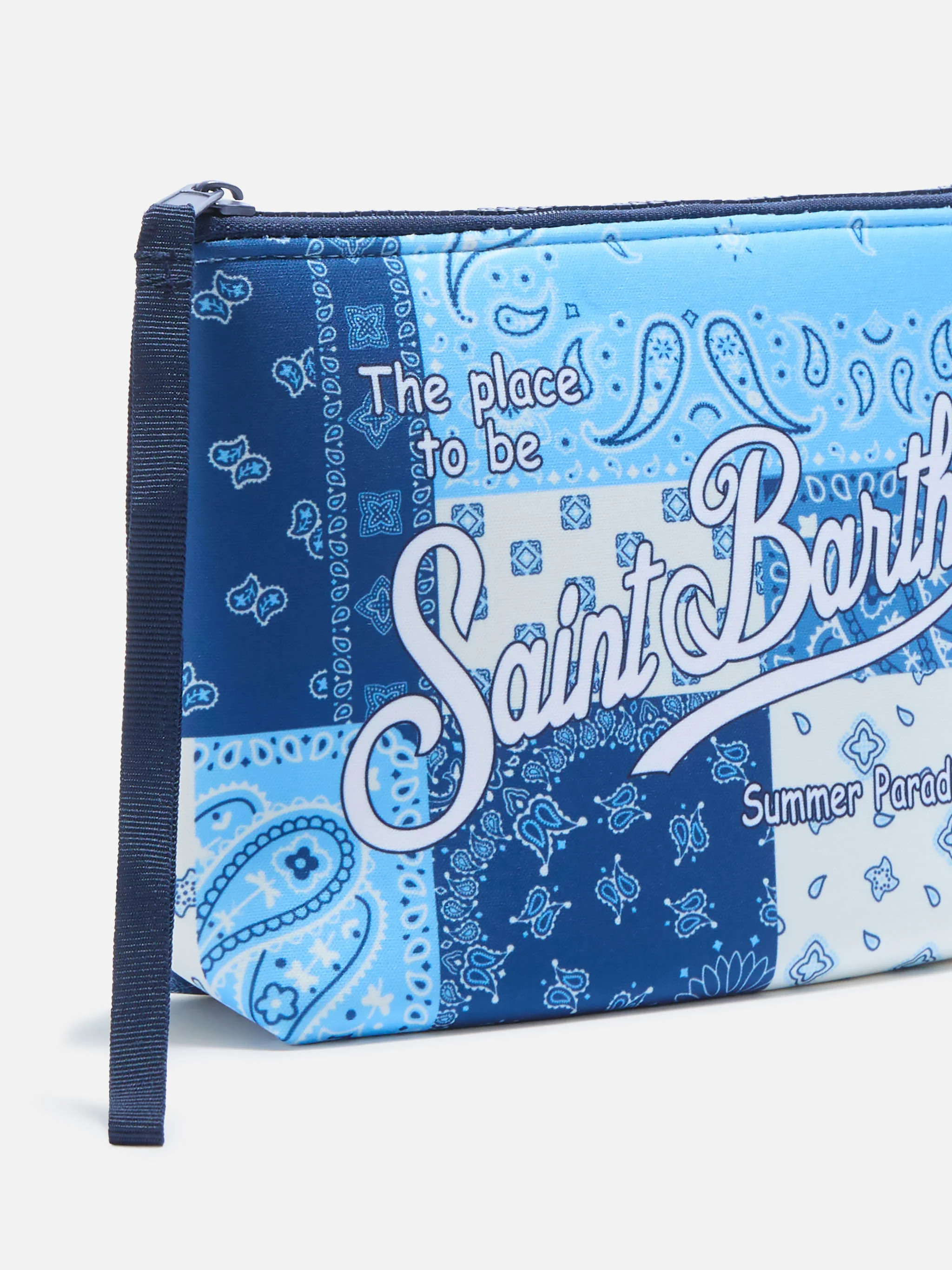 Aline scuba pouch with Foulard Patch print - Image 2