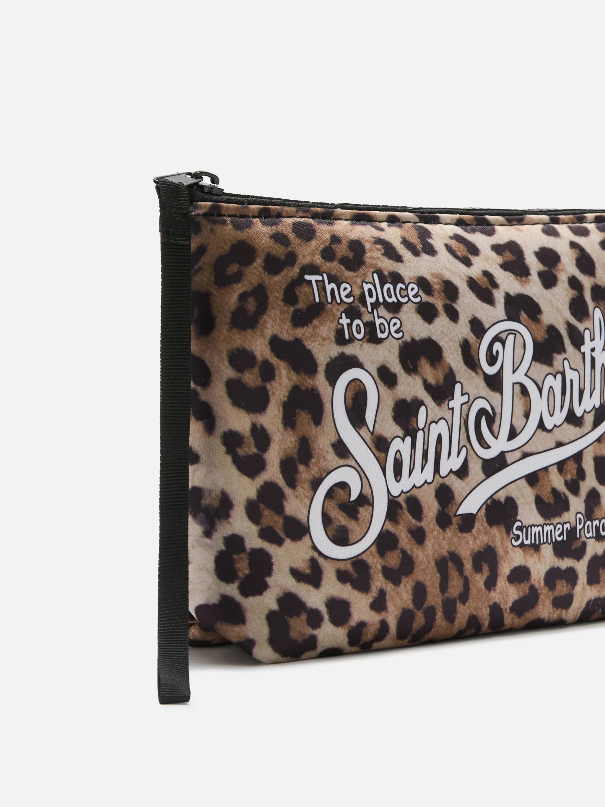 Aline scuba pouch with leopard print - Image 2