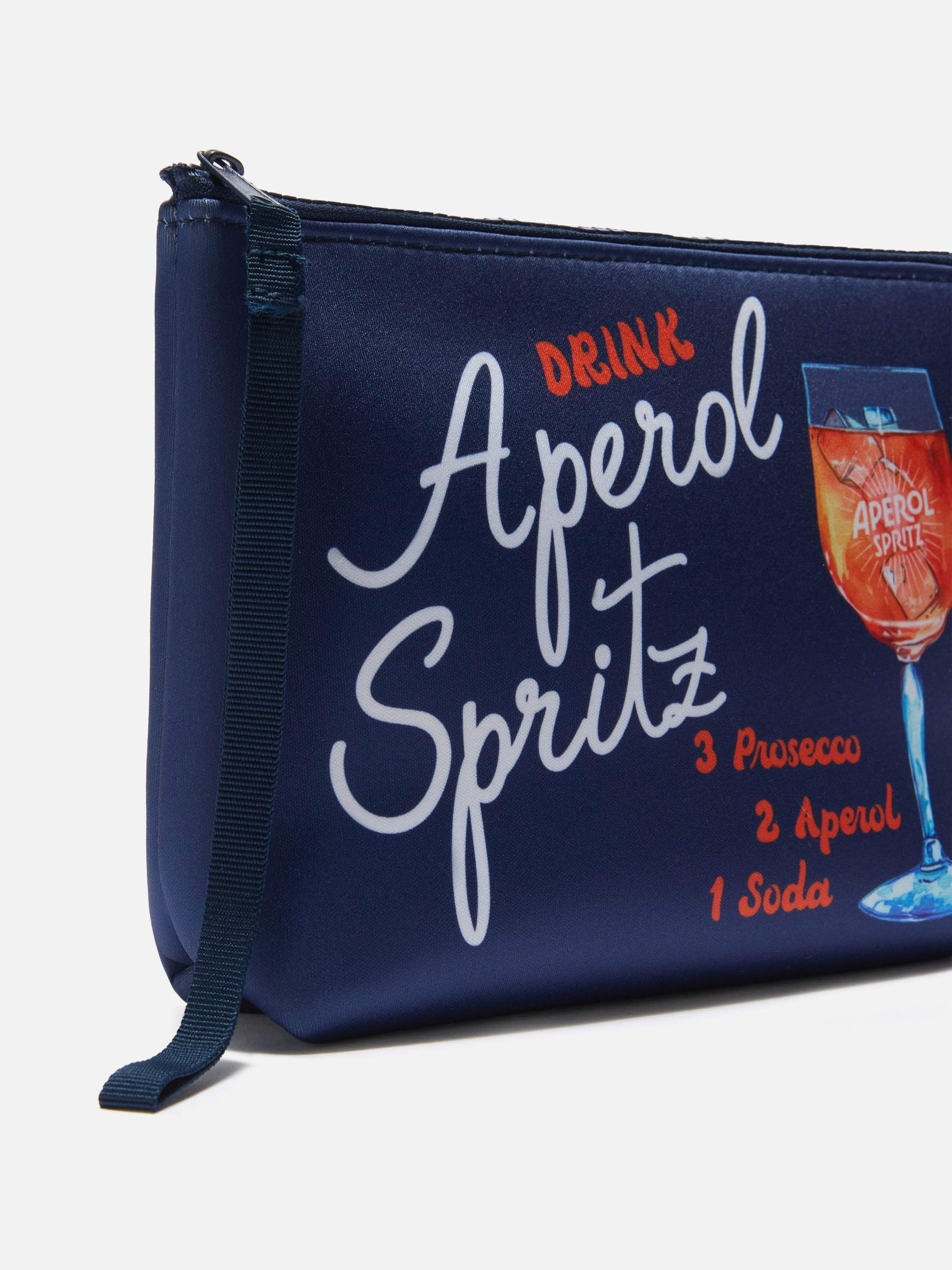 Aline scuba pouch with Spritz recipe print - Image 2