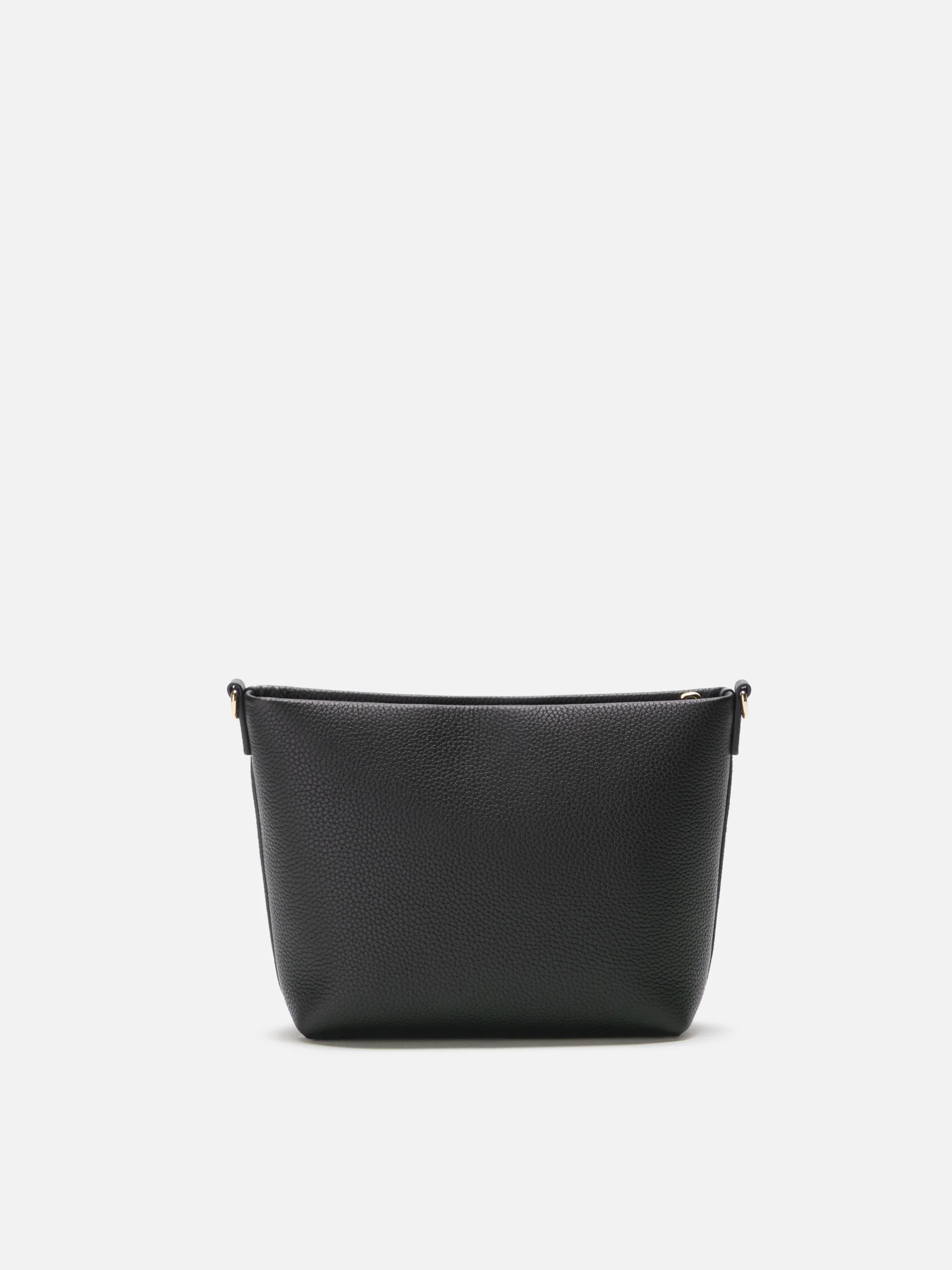 Aline Shoulder Bag in hammered black leather - Image 4