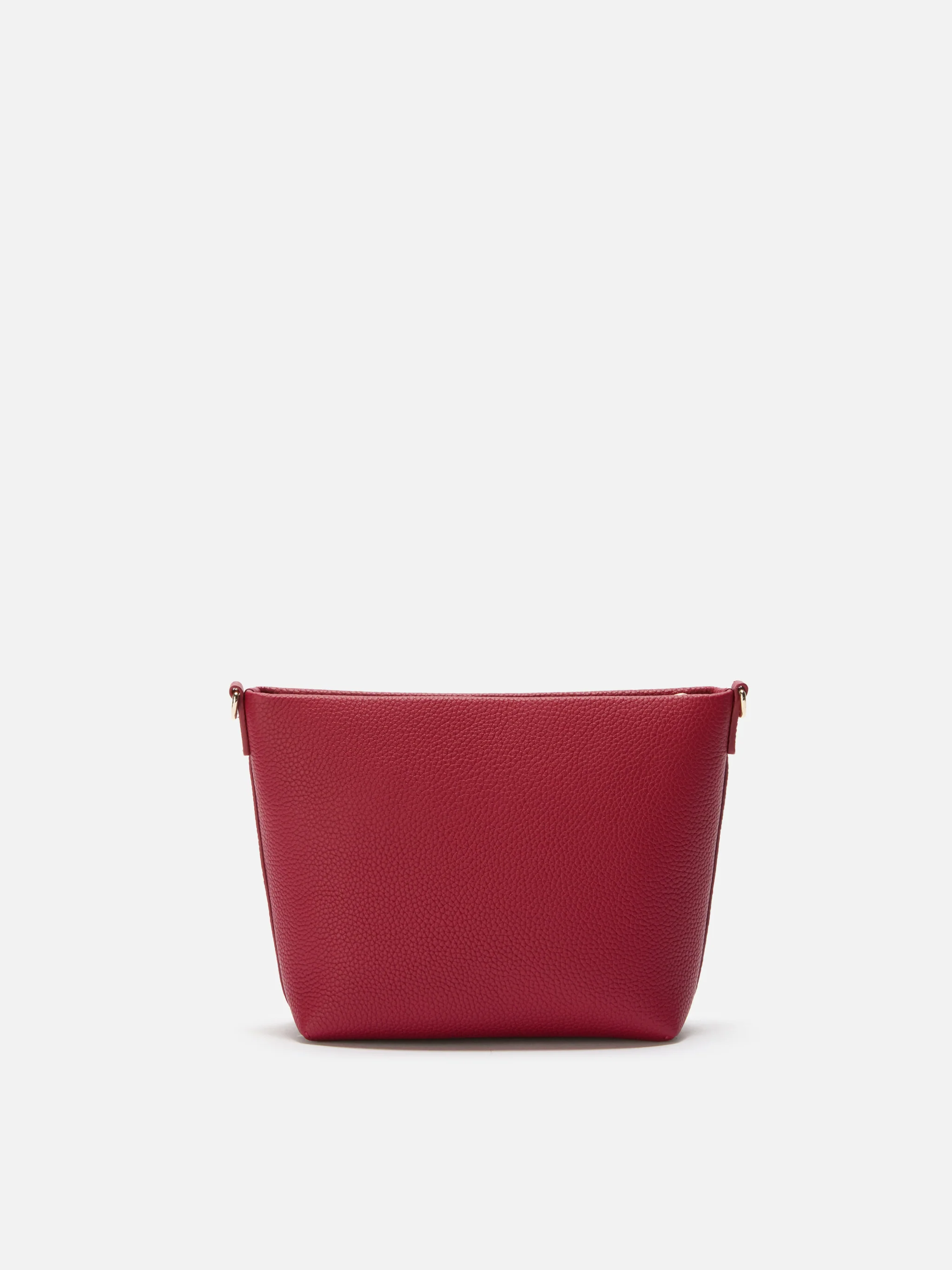 Aline Shoulder Bag in hammered bordeaux leather - Image 4