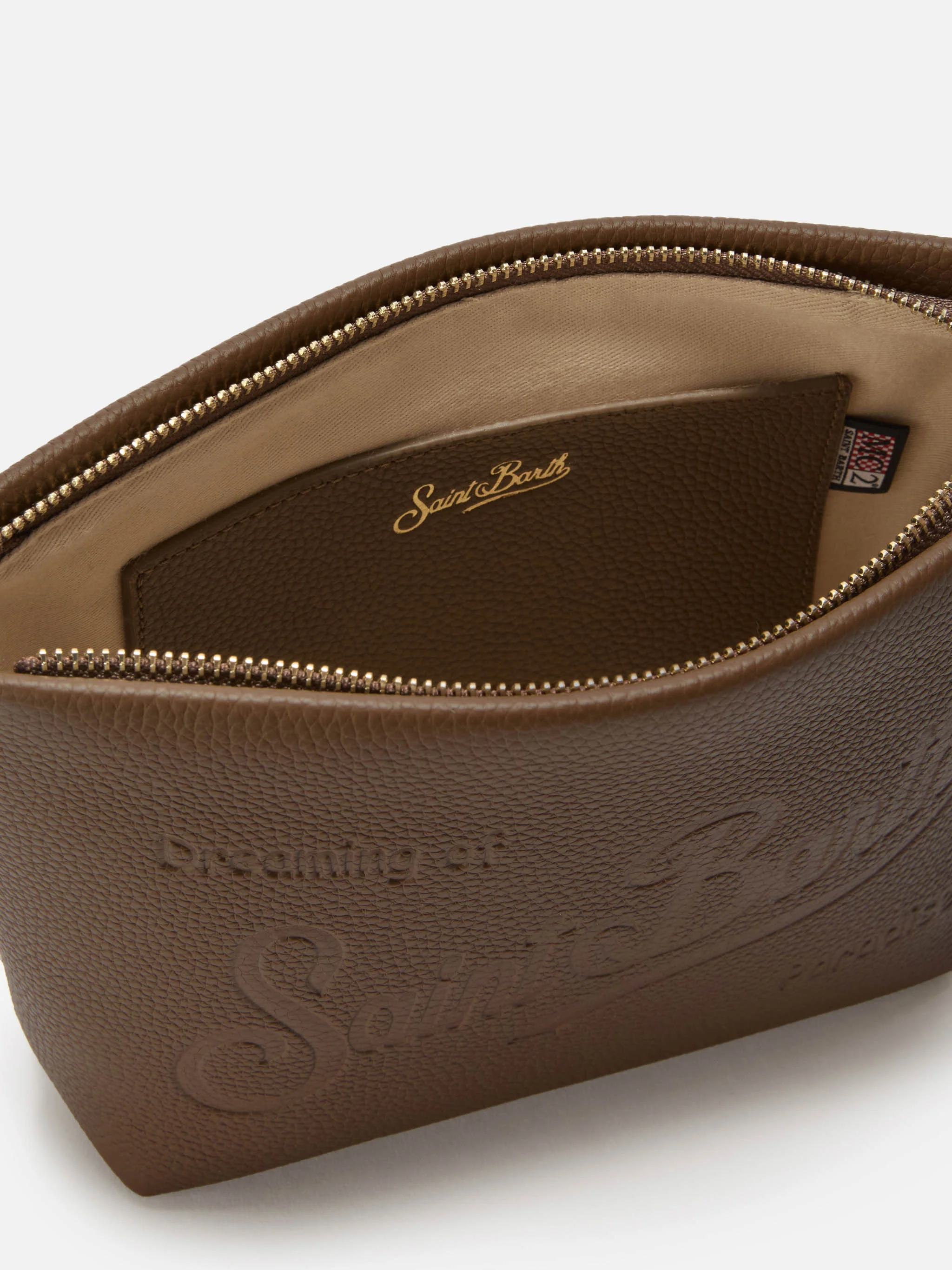 Aline Shoulder Bag in hammered brown leather - Image 5