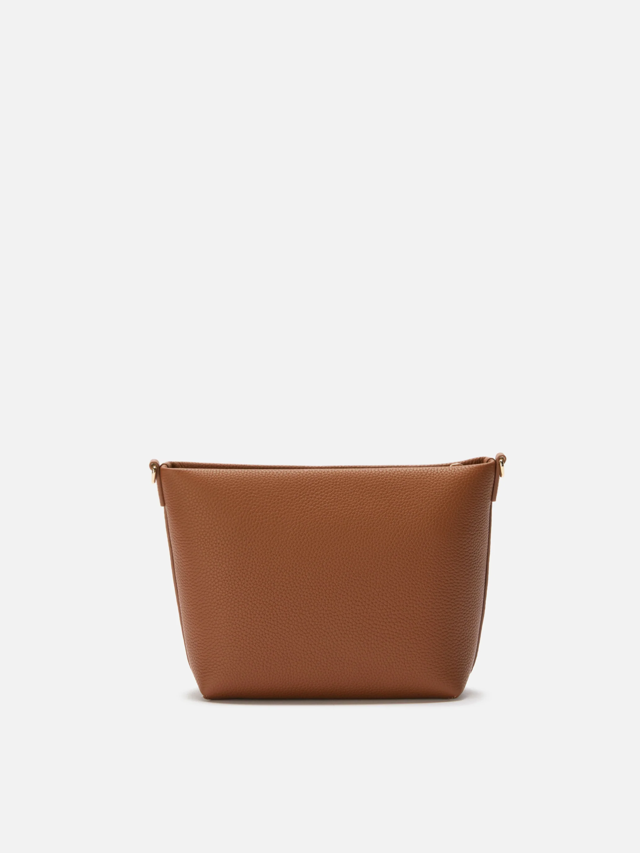Aline Shoulder Bag in hammered leather tan - Image 4