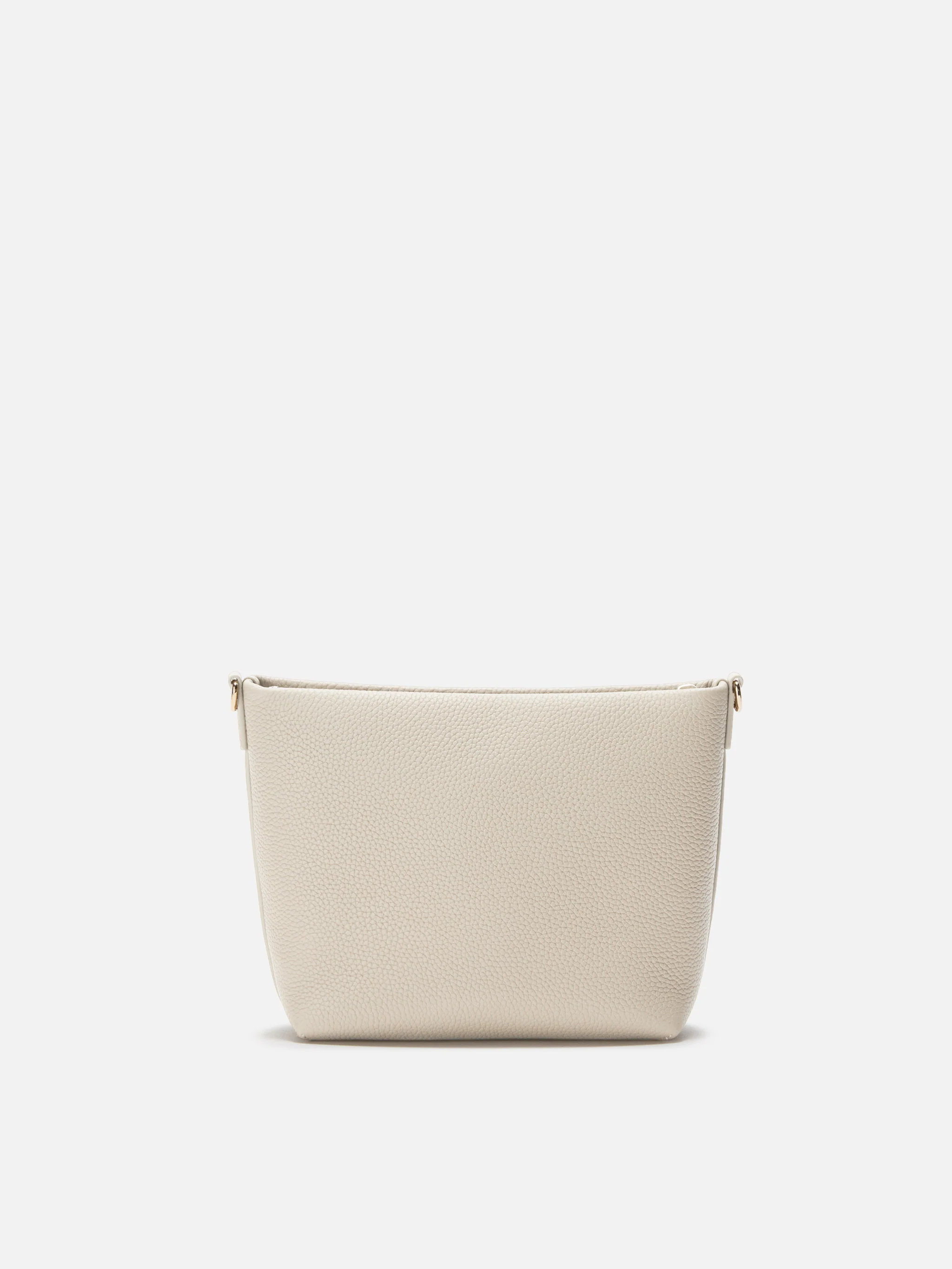 Aline Shoulder Bag in hammered leather white - Image 3