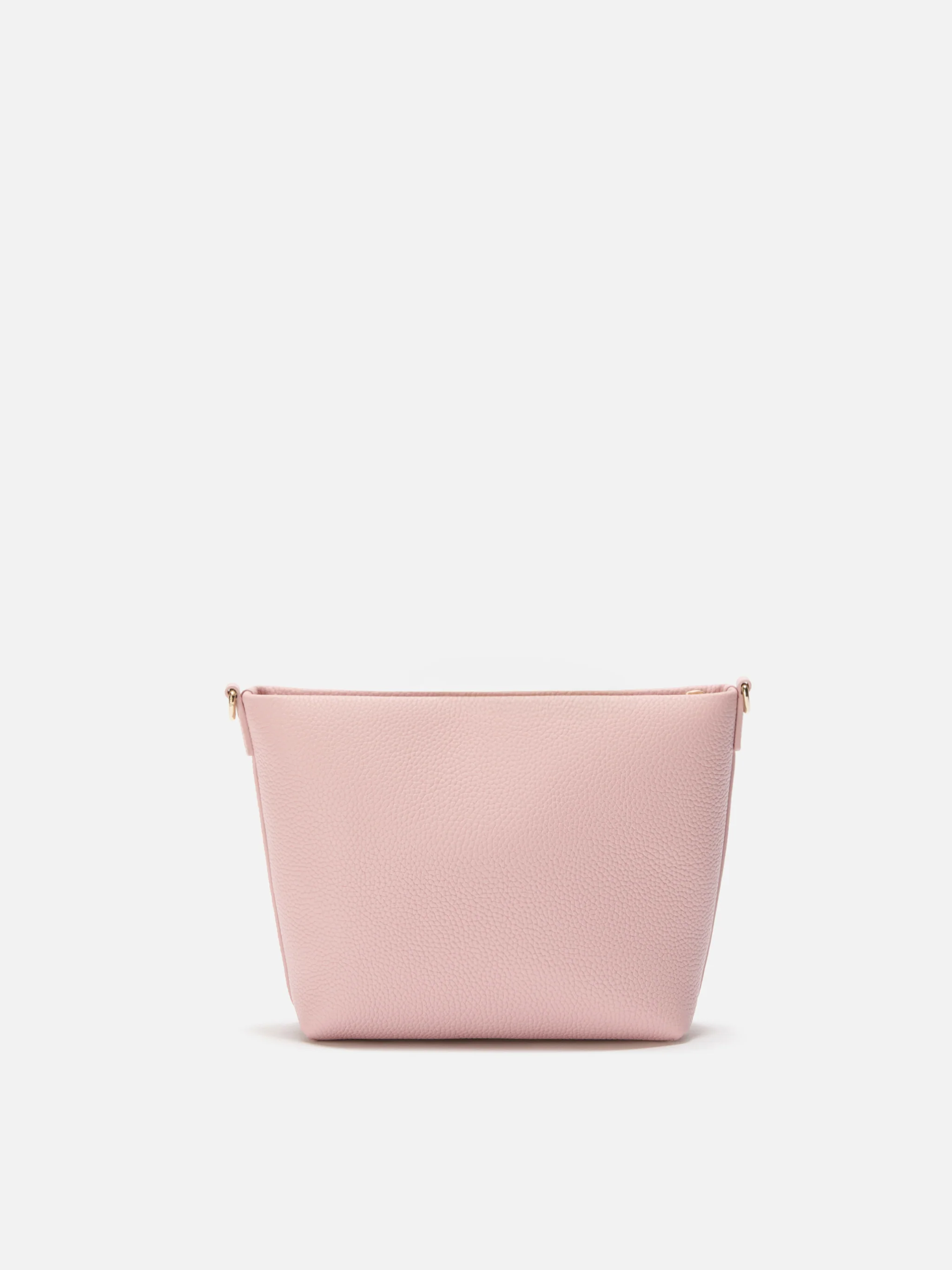 Aline Shoulder Bag in hammered pink leather - Image 4