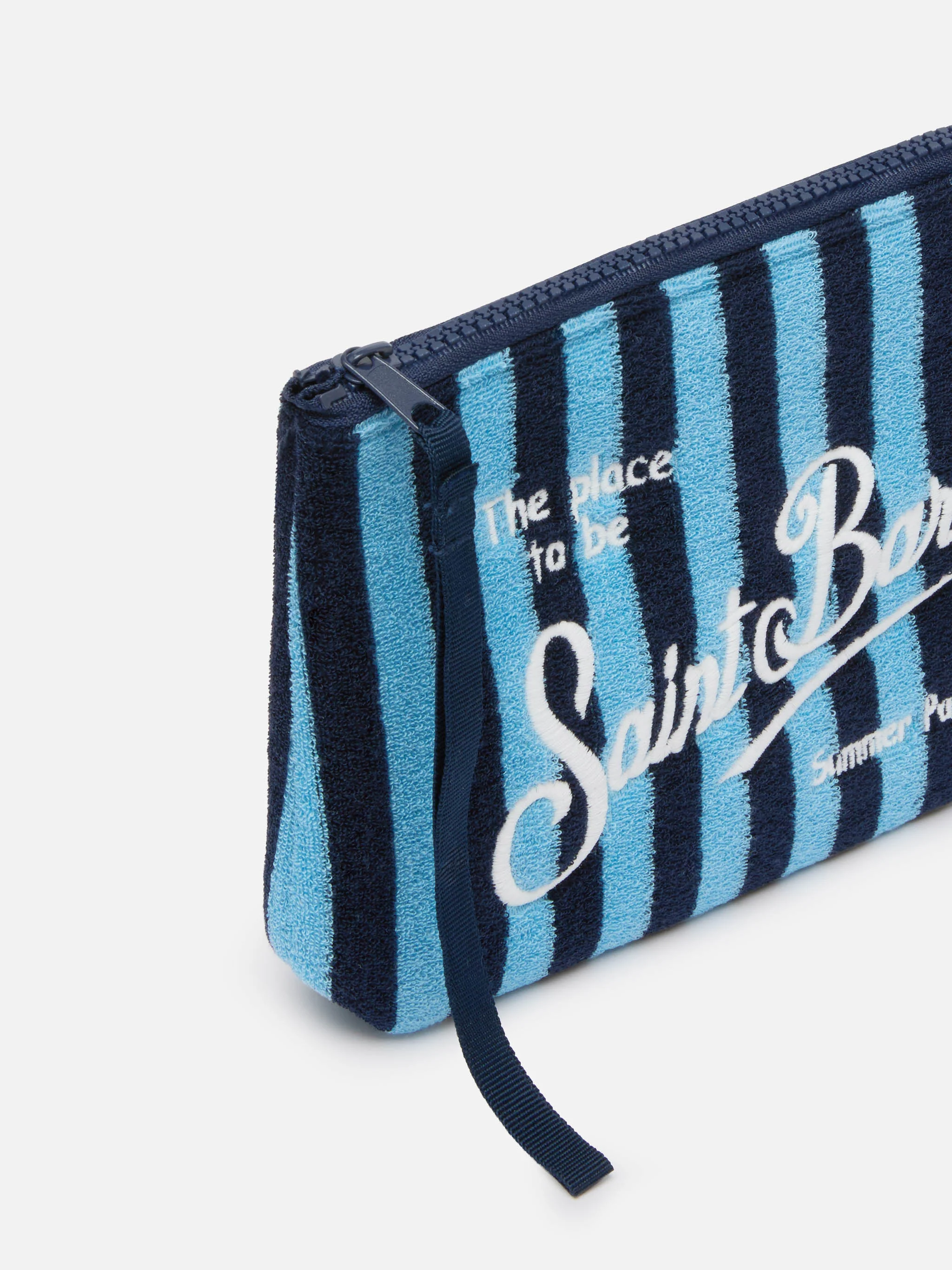 Aline striped embossed terry pochette - Image 2