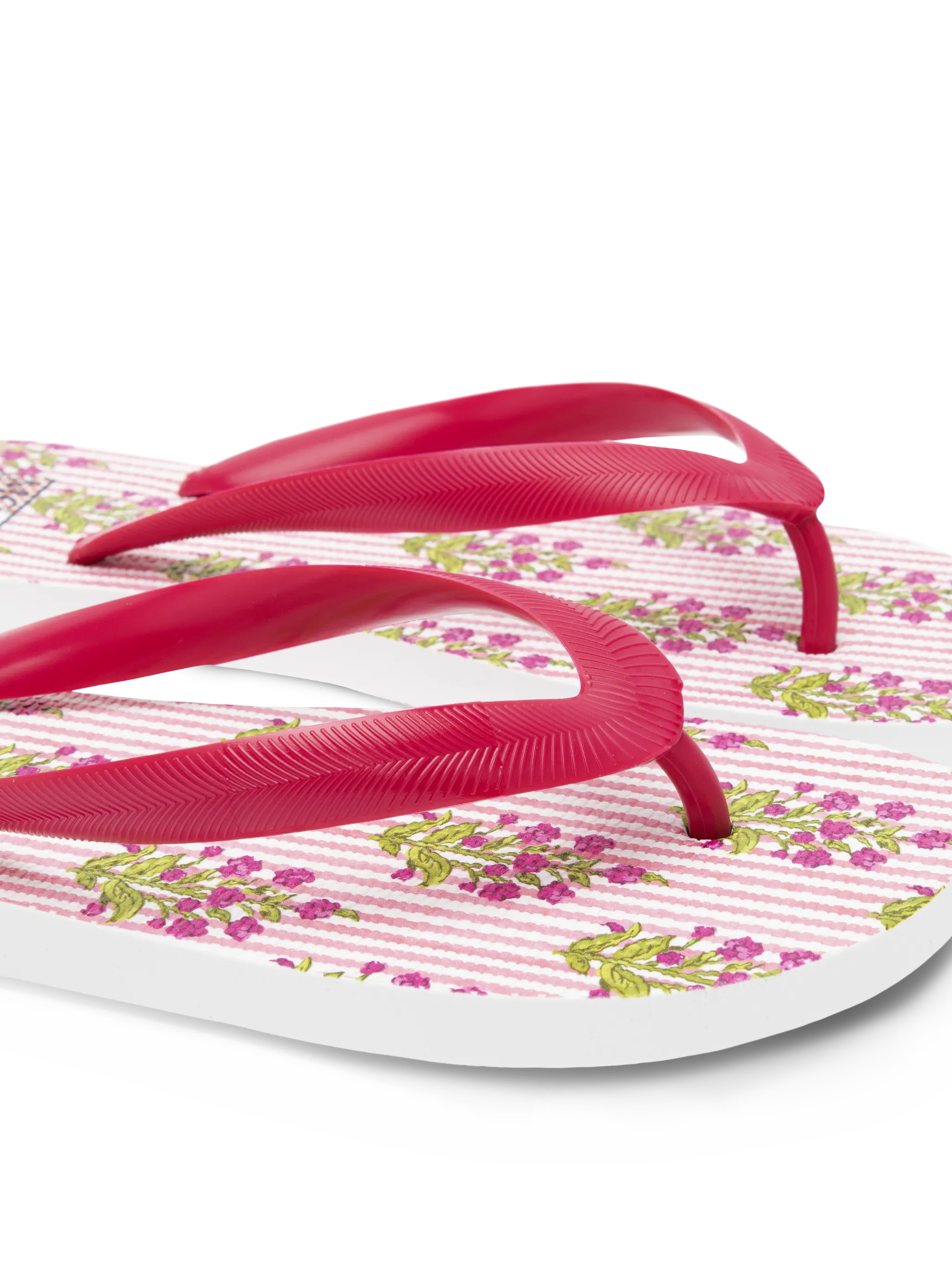 Alma flip flops with flower print - Image 2
