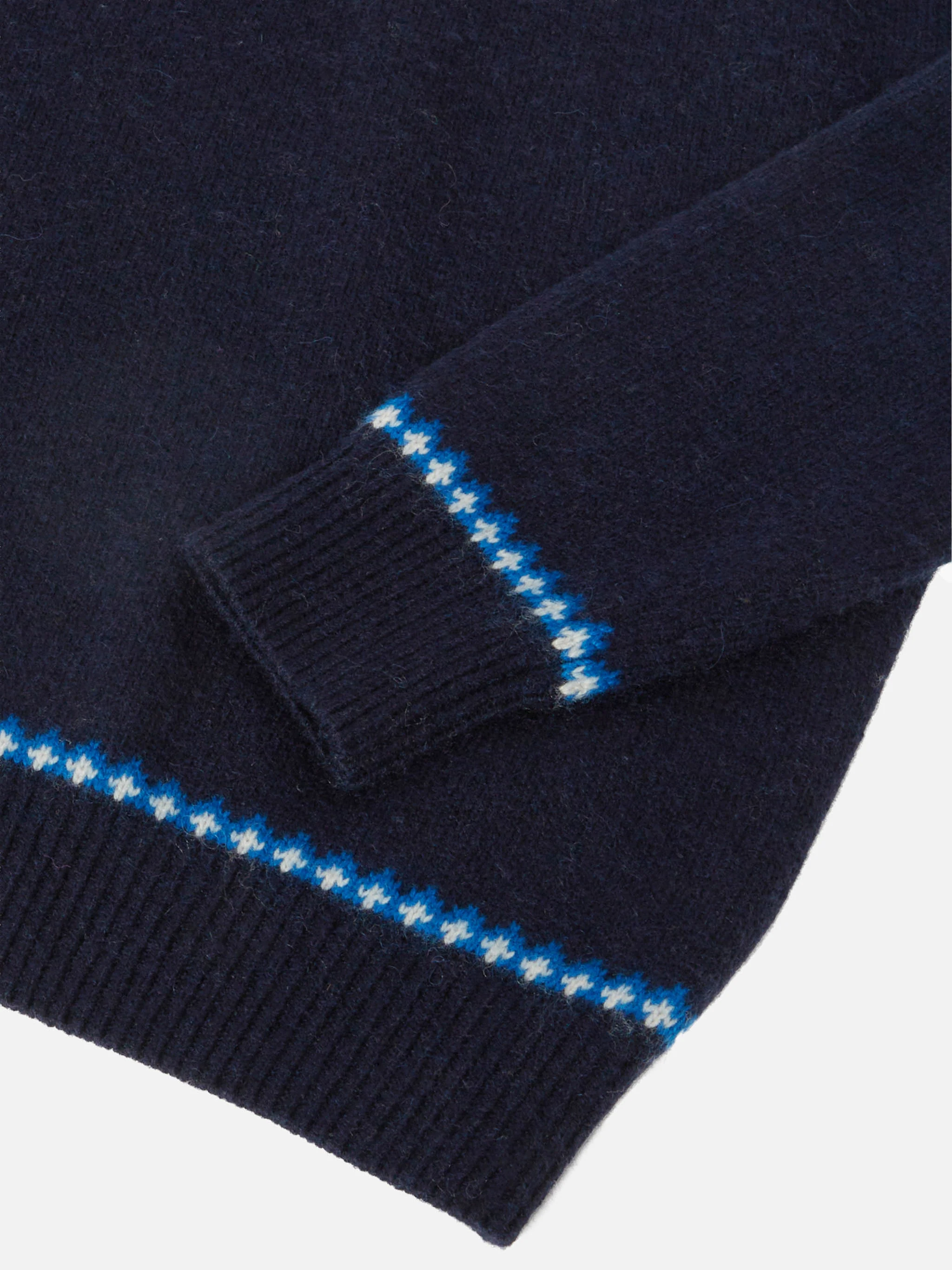 Alpaca sweater Douglas  with fair-isle jacquard - Image 4