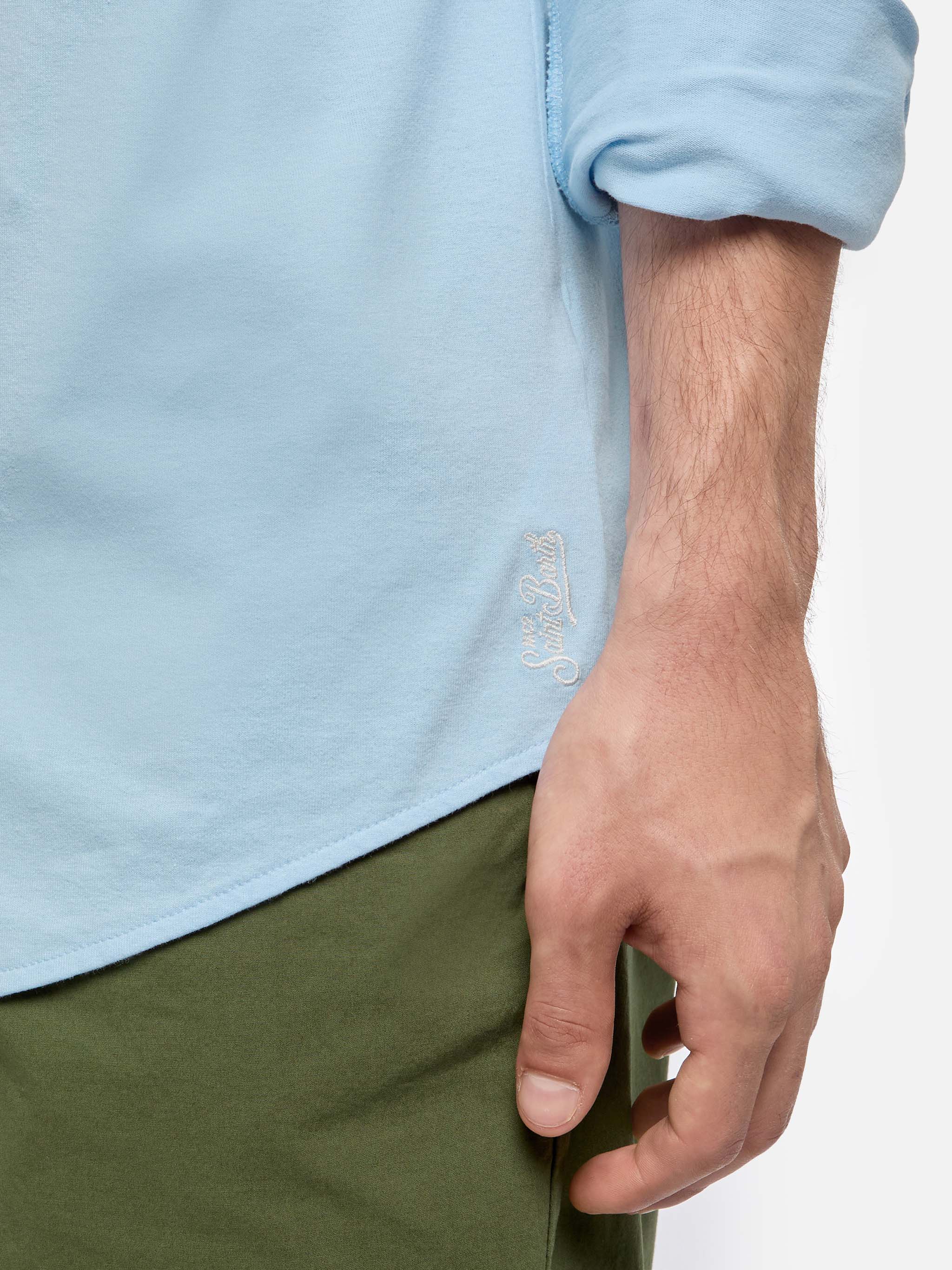 Amalfi light blue jersey shirt - Image 2