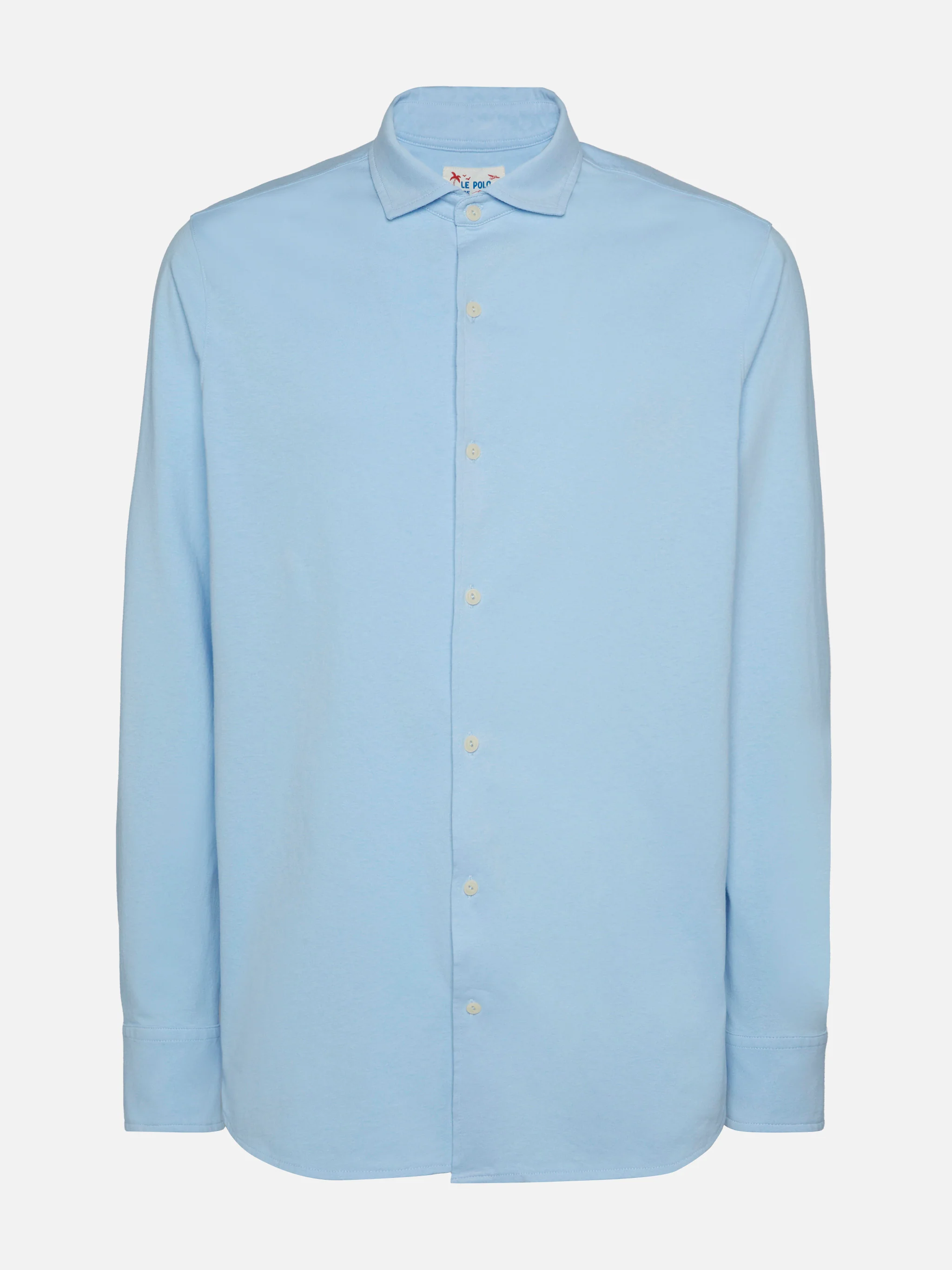 Amalfi light blue jersey shirt - Image 4
