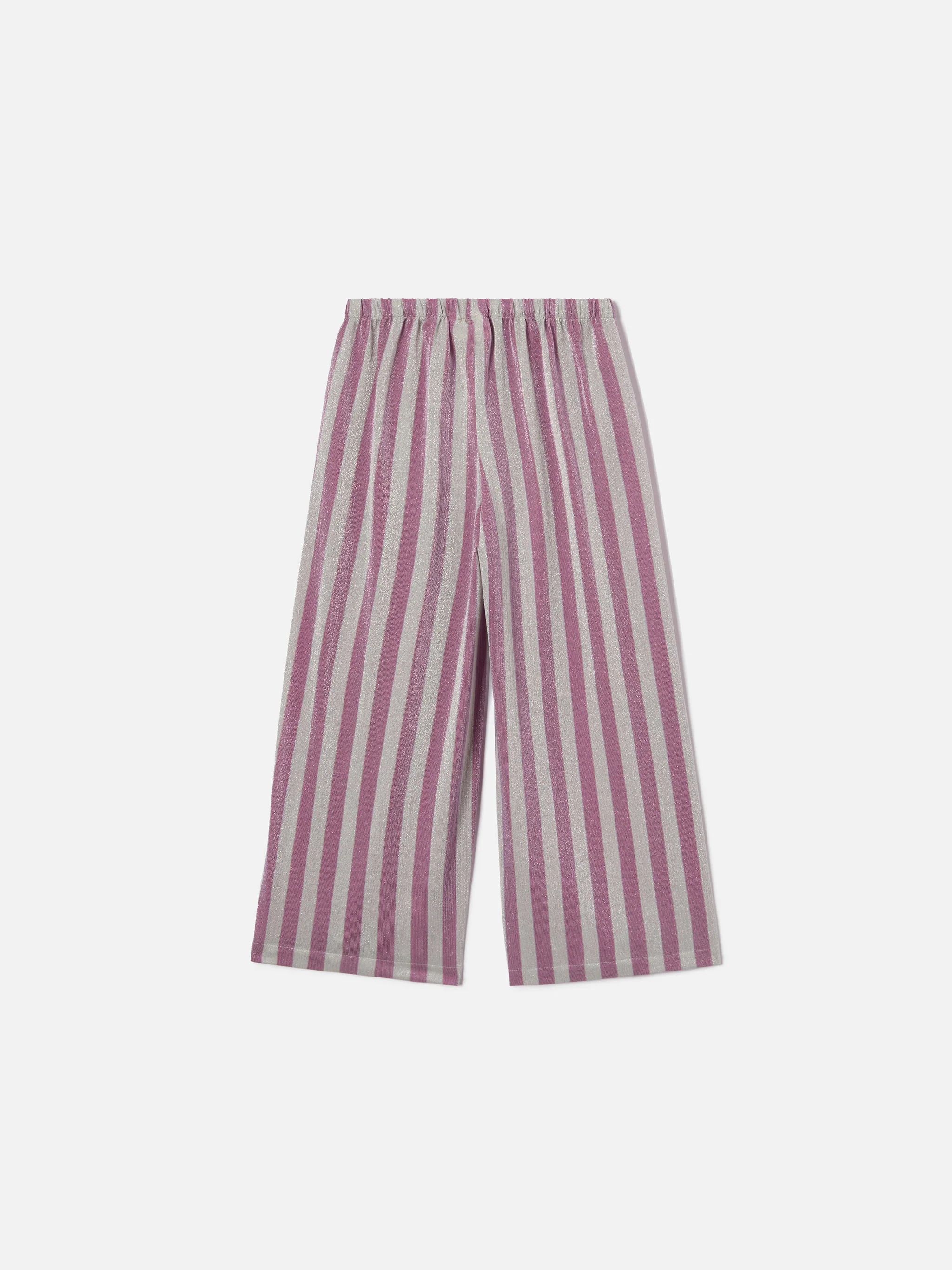 Amalia Jr lurex pants with pink and silver stripes - Image 3