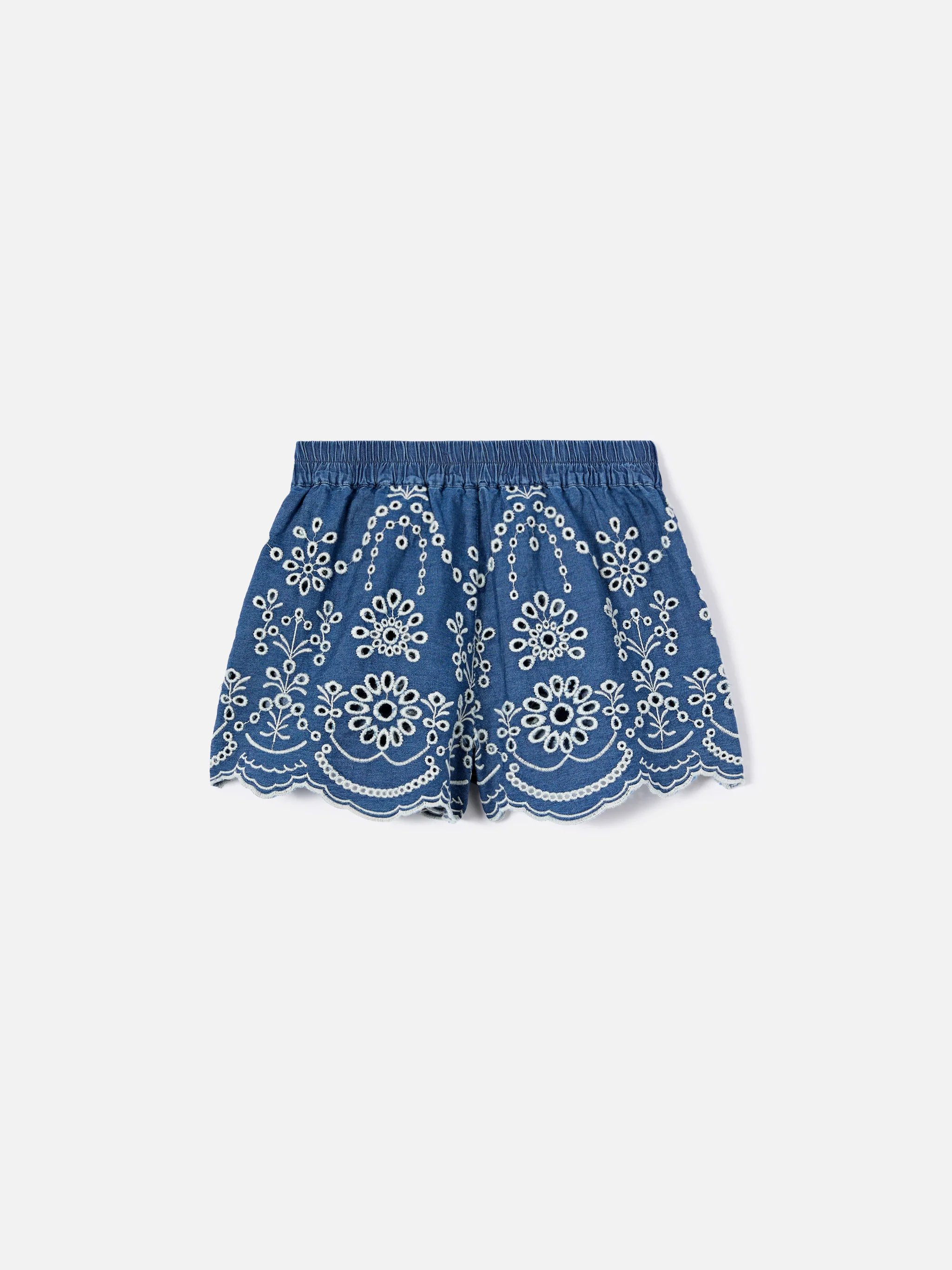 Amani Jr chambray shorts with embroidery - Image 3