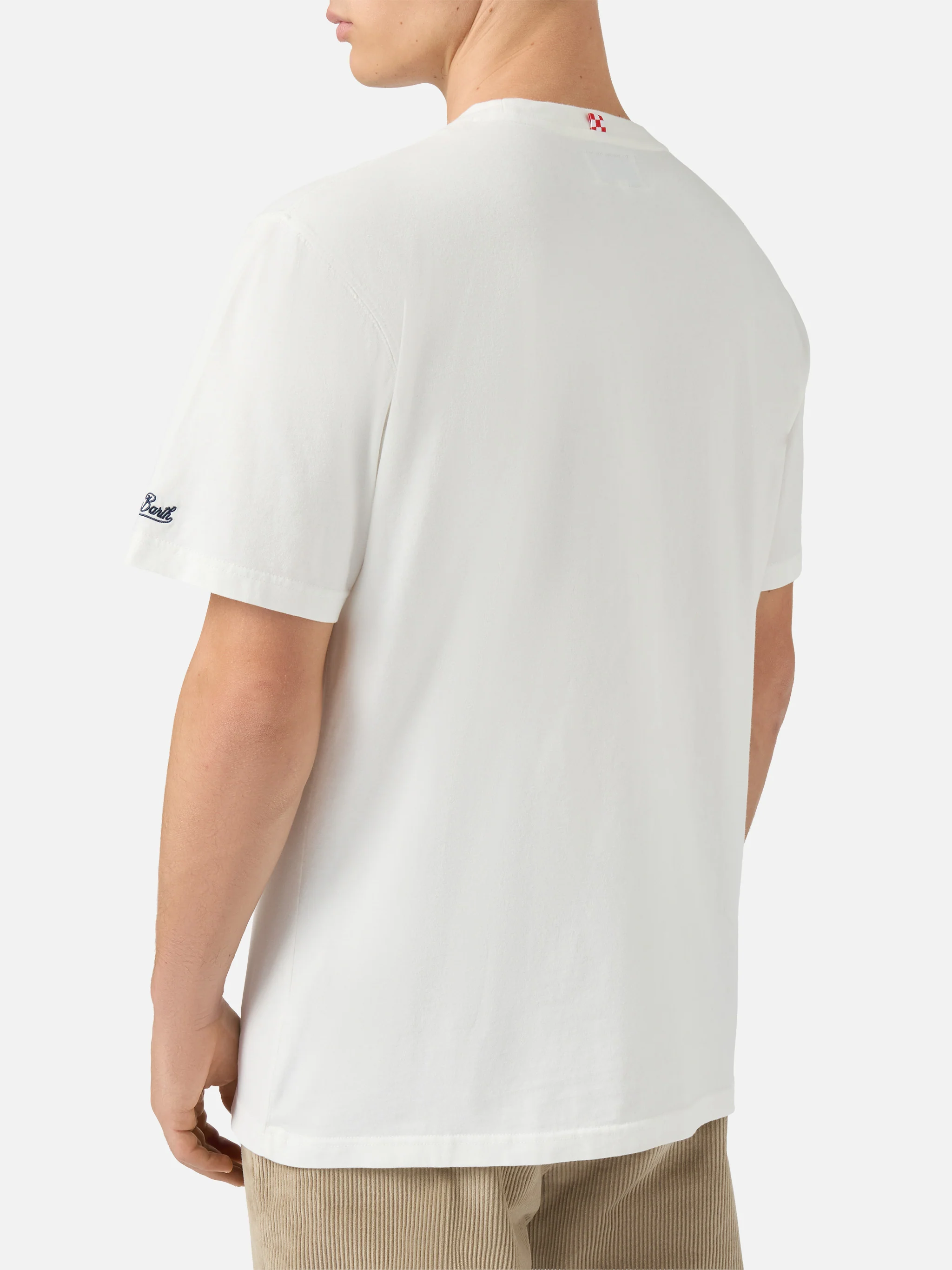 Arnott Warm t-shirt in organic warm-touch cotton with Panda Cortina print - Image 4