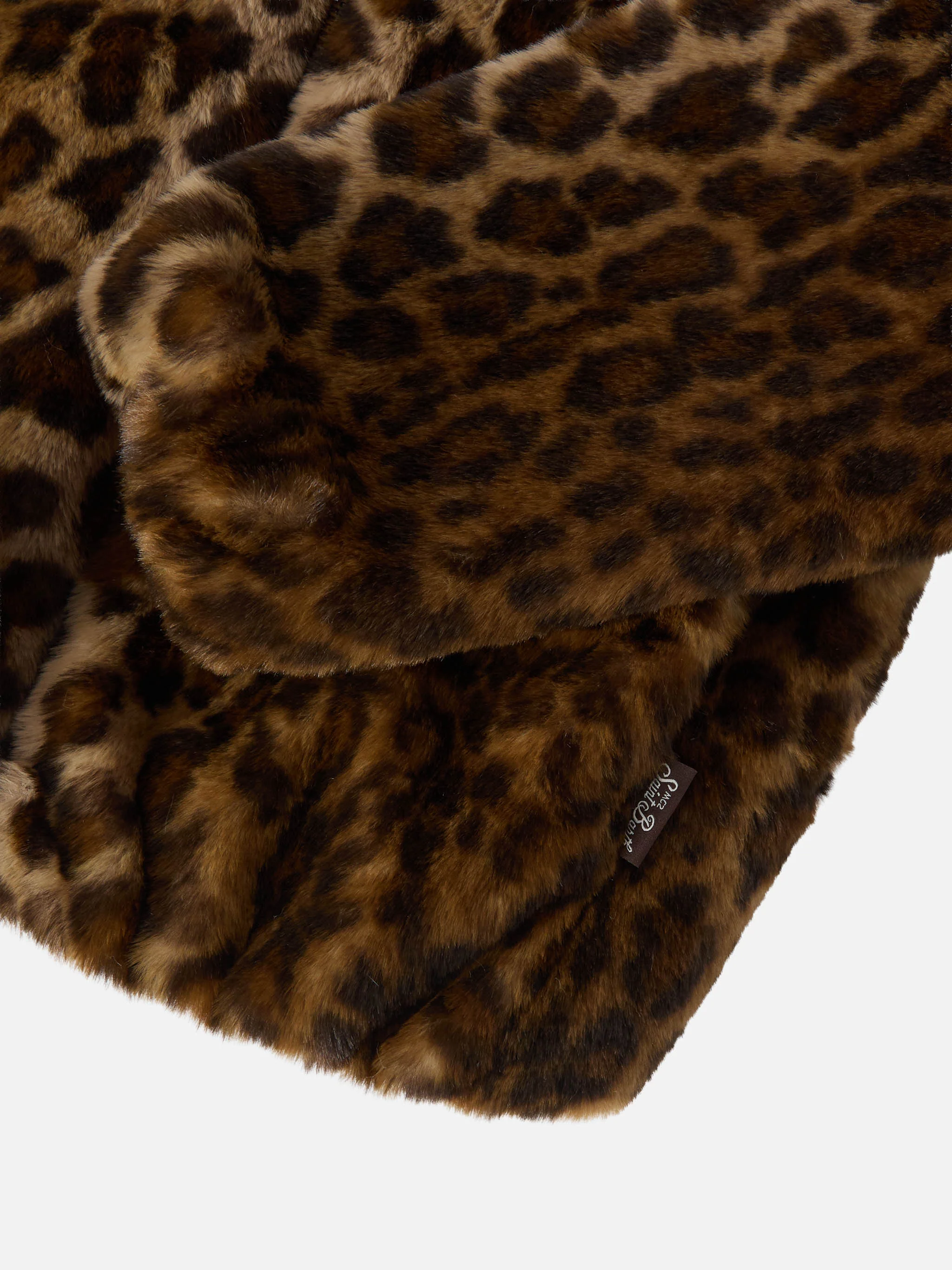 Aveline faux-fur jacket with leopard print - Image 4