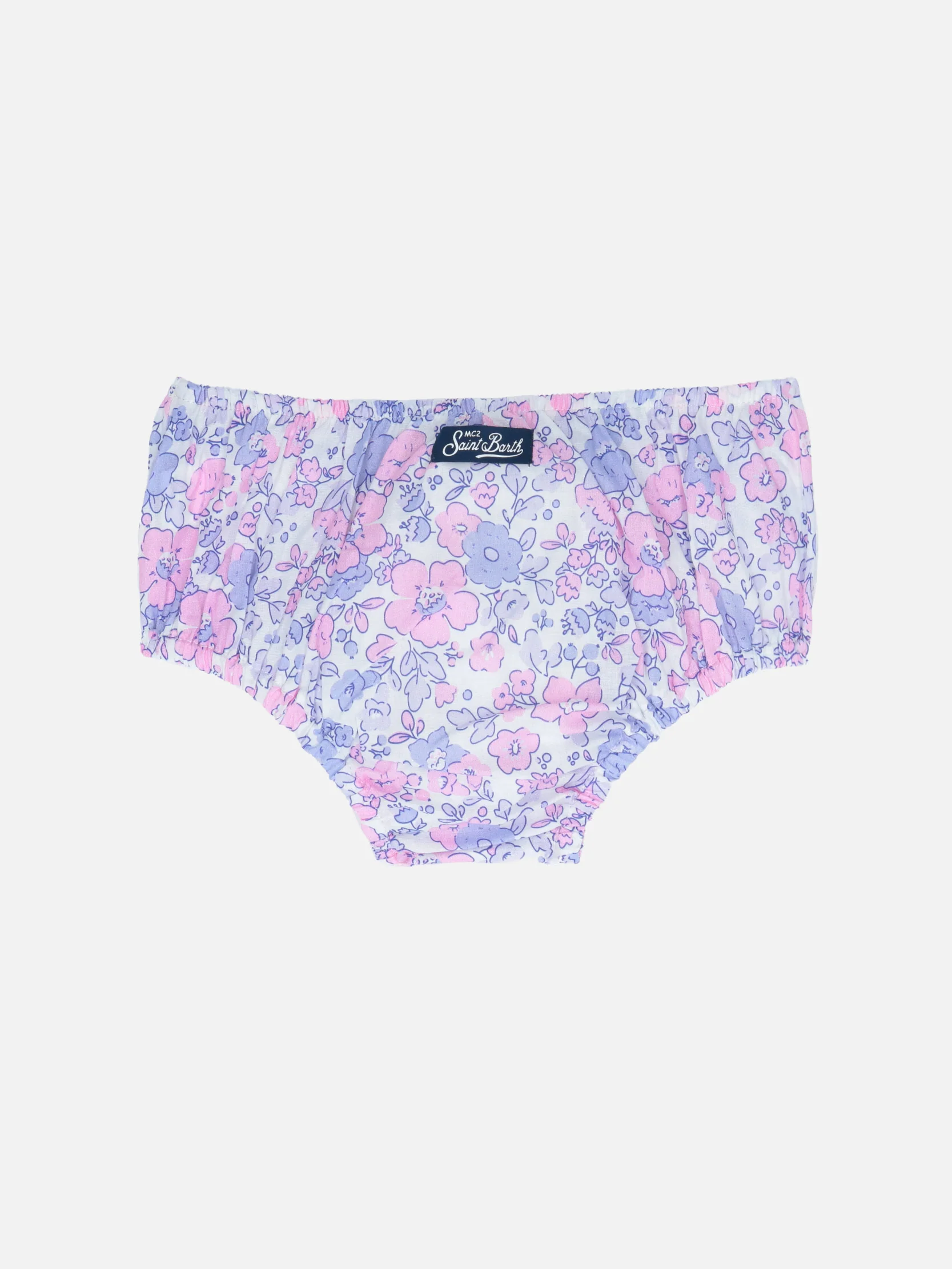 Baby girl bloomers Pimmy with  flower print - Image 2