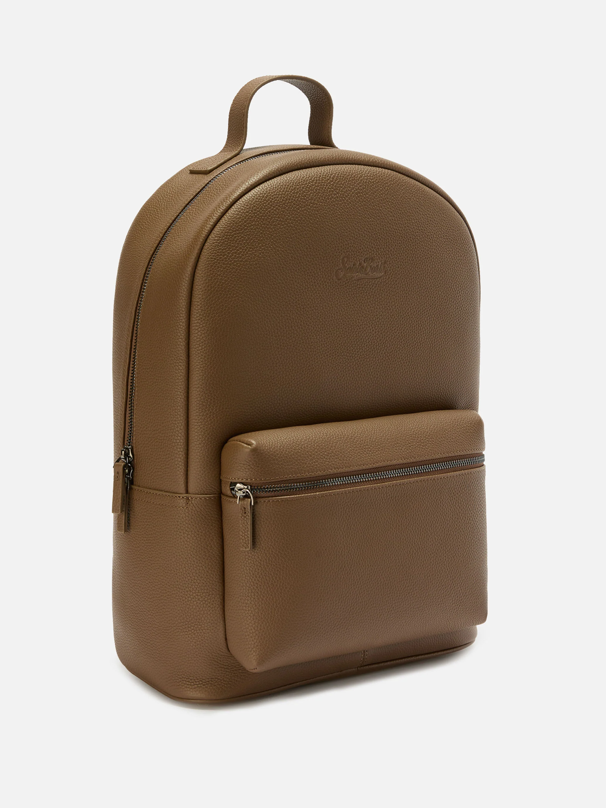 Backpack in brown leather - Image 3