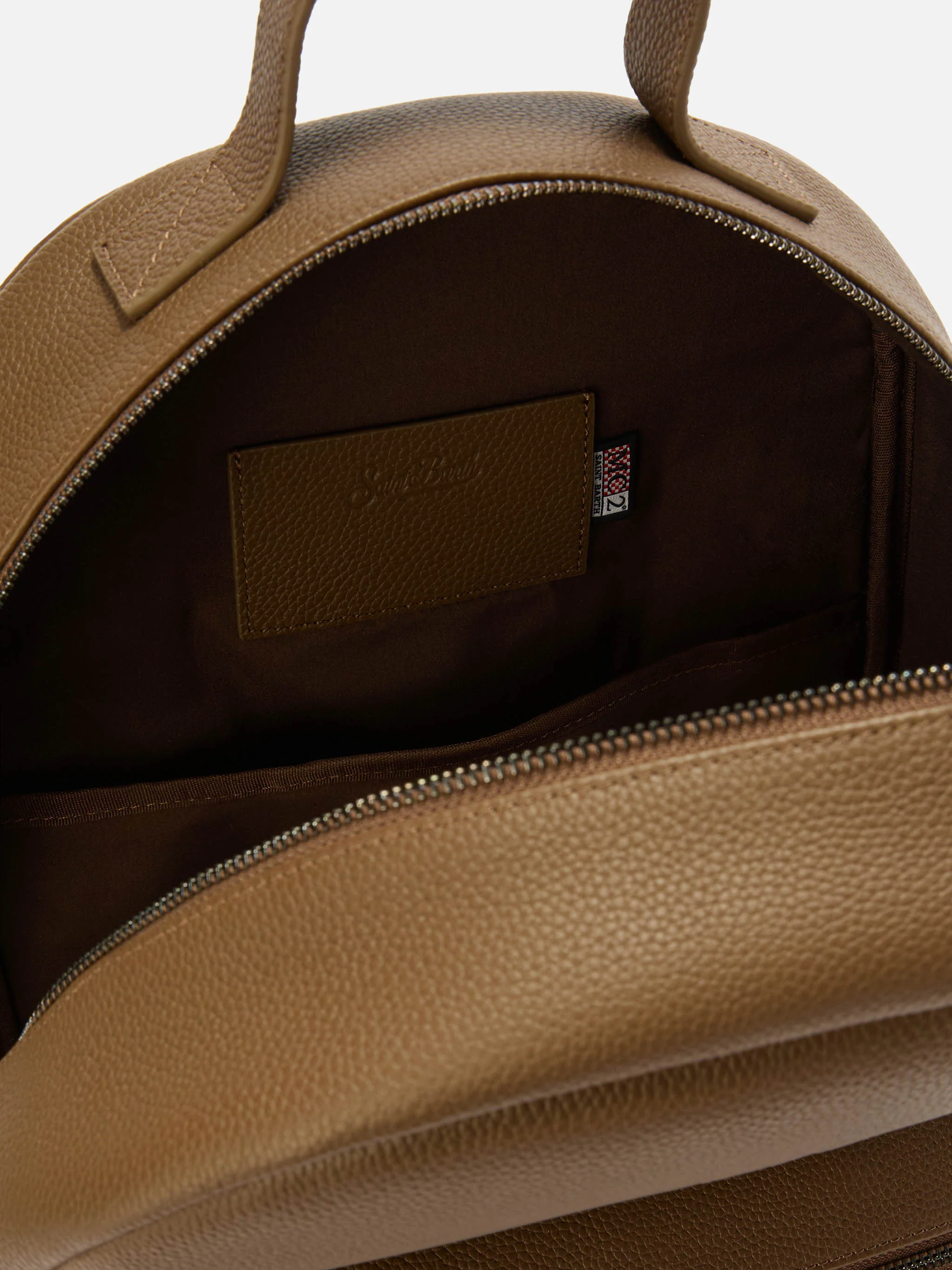 Backpack in brown leather - Image 5
