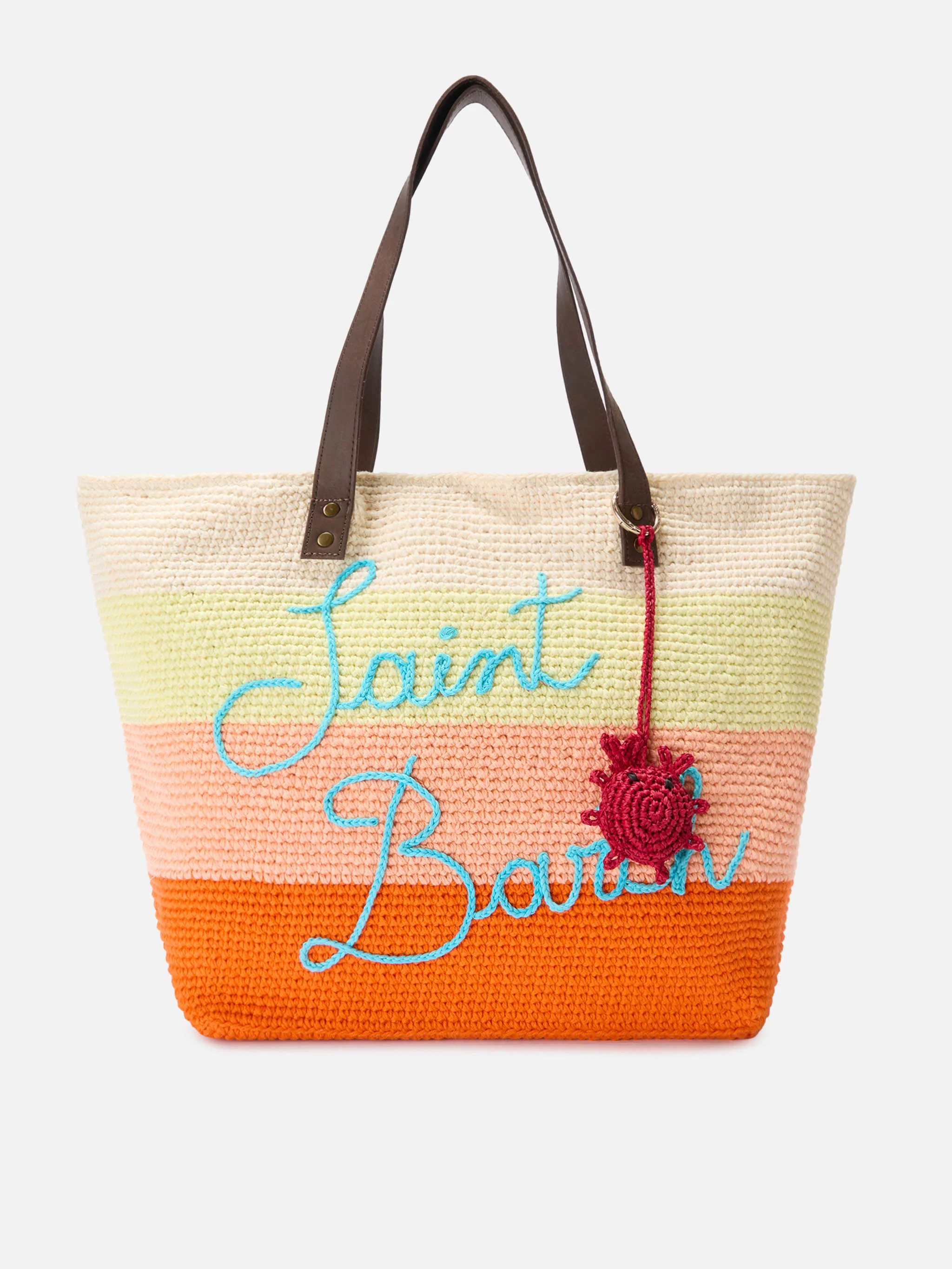 Bag Charm with crab in raffia - Image 2